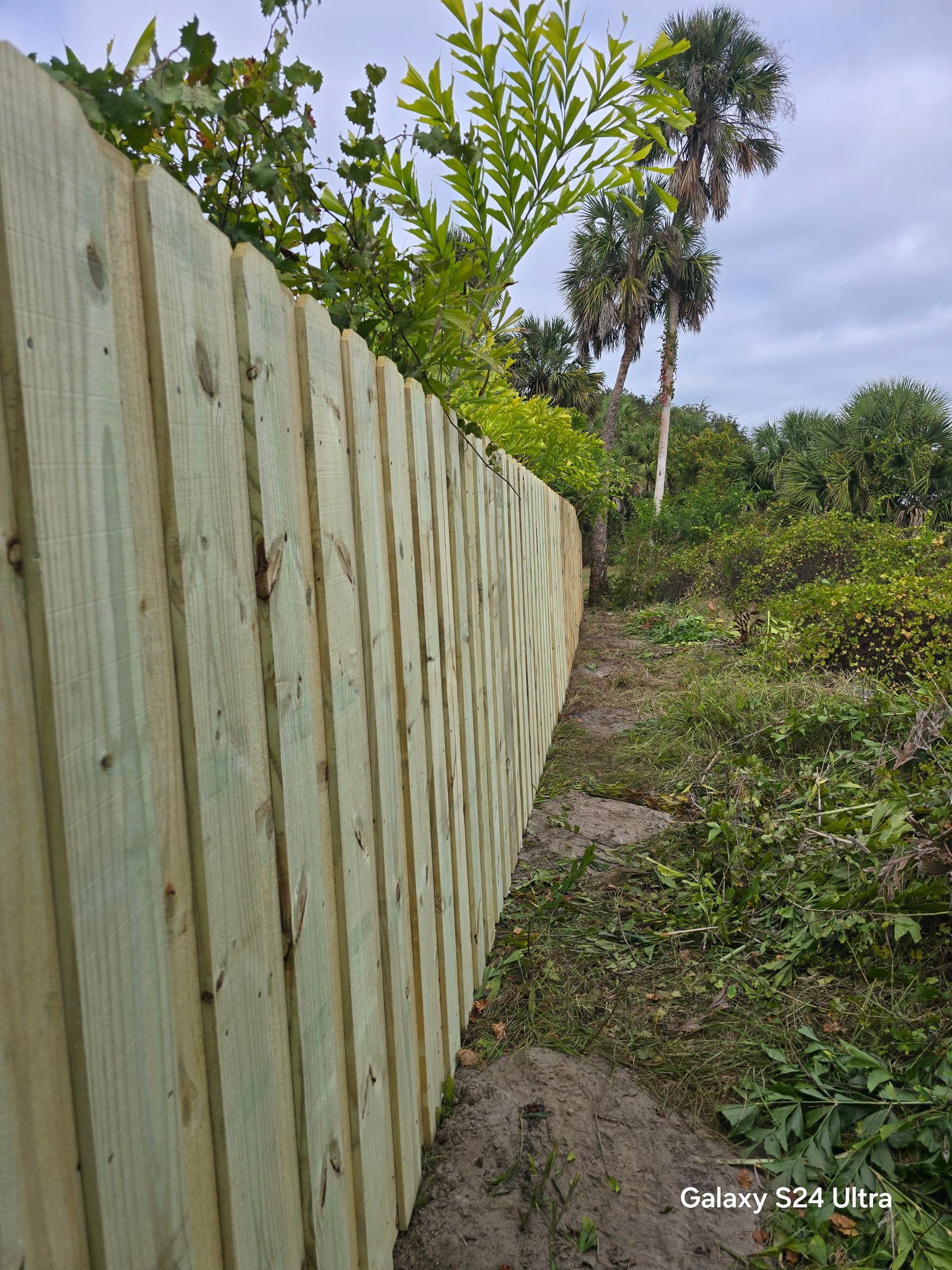 Wood Fence Install in North Port by True Fence LLC
