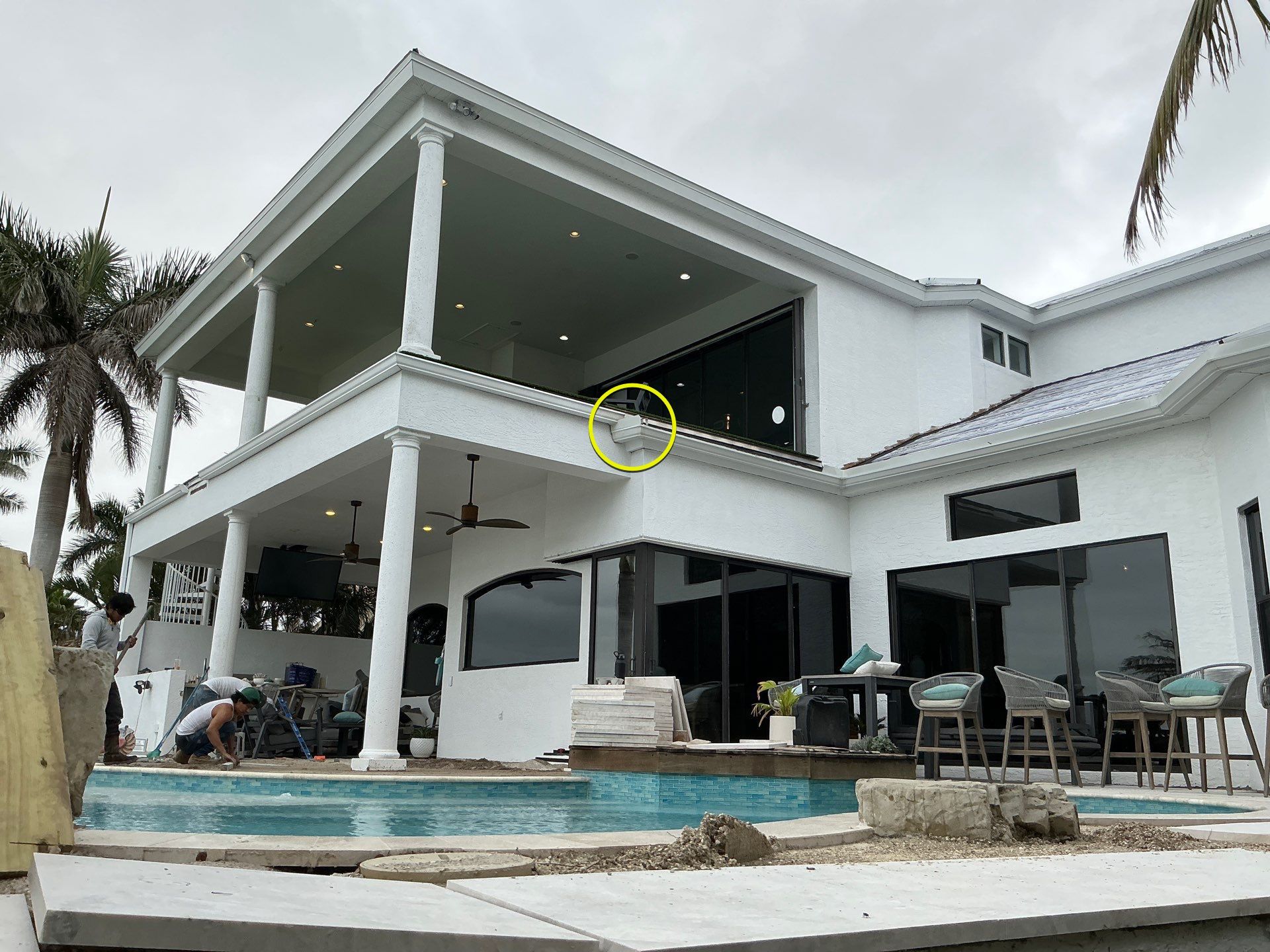 Custom Downspouts with Splash Guards in Sarasota FL by Gutter Professors