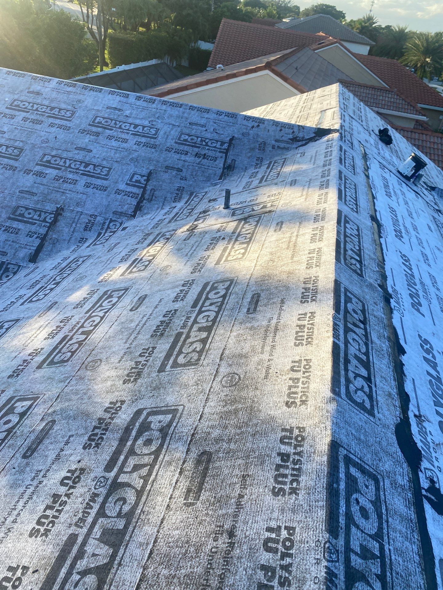 Residential Roofing Installation using Eagle Roofing Tile by BLUES BROTHERS ROOFING