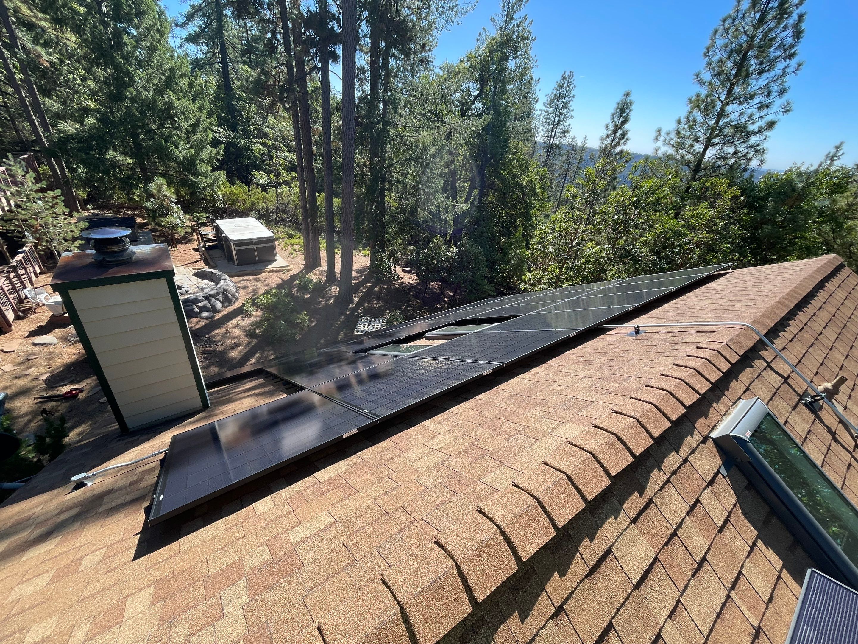 Solar Panel Installation using REC Solar Panels by Byers Enterprises 