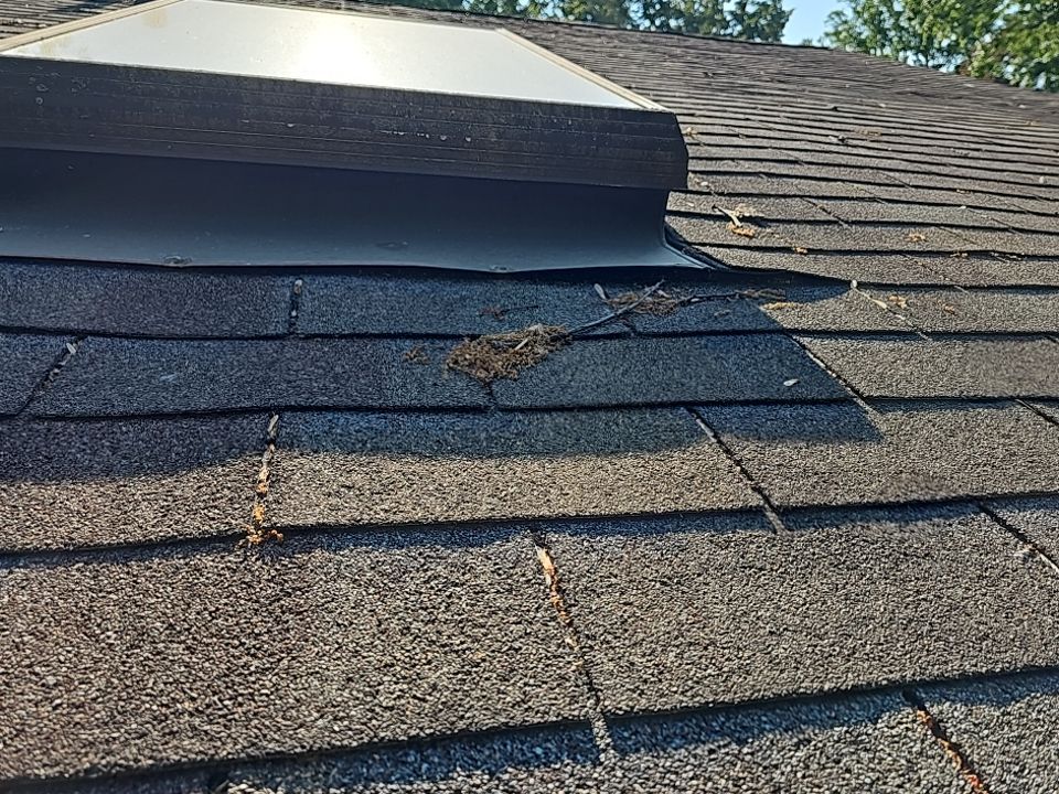 Atlas Pinnacle, Color: Weathered Wood, Drip Edge: Color: Royal Brown by Eagle Eye Roofing