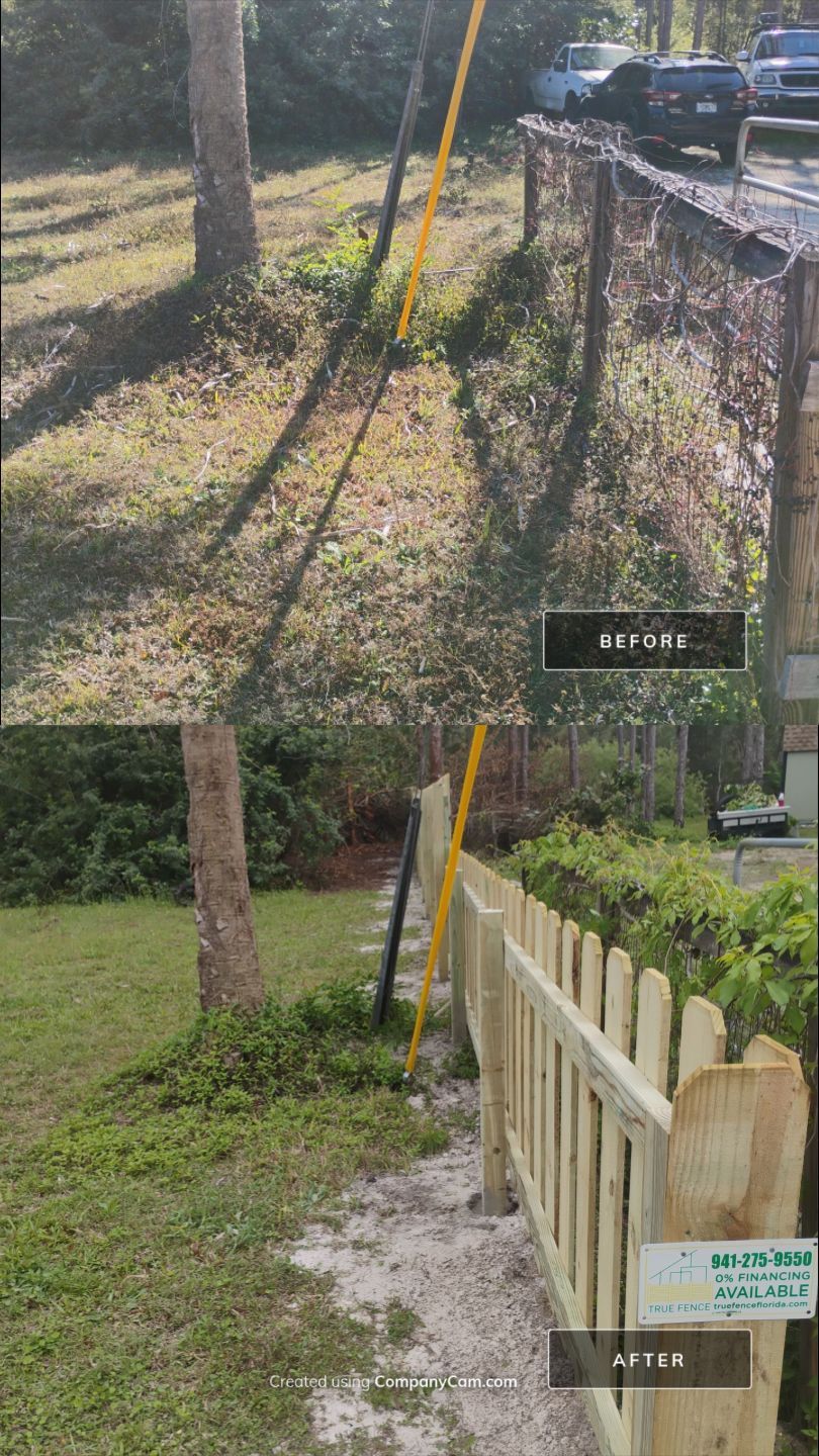 Wood Install in Port Charlotte by True Fence LLC