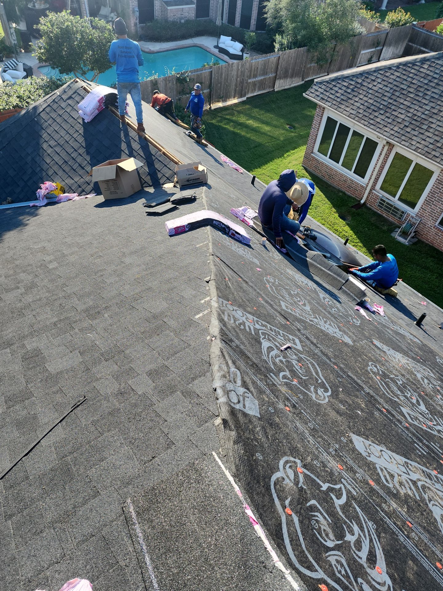 Residential Roofing Repair using Owen's Corning Duration (Lifetime) Shingles by Roof Repair Company