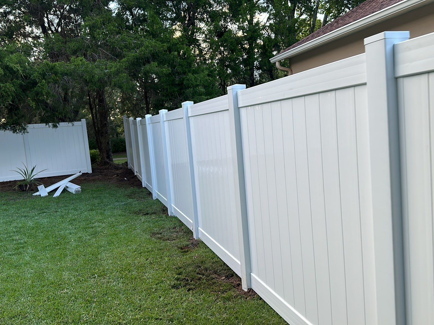 176ft Vinyl privacy & picket combo package by Asap fence and gates, LLC