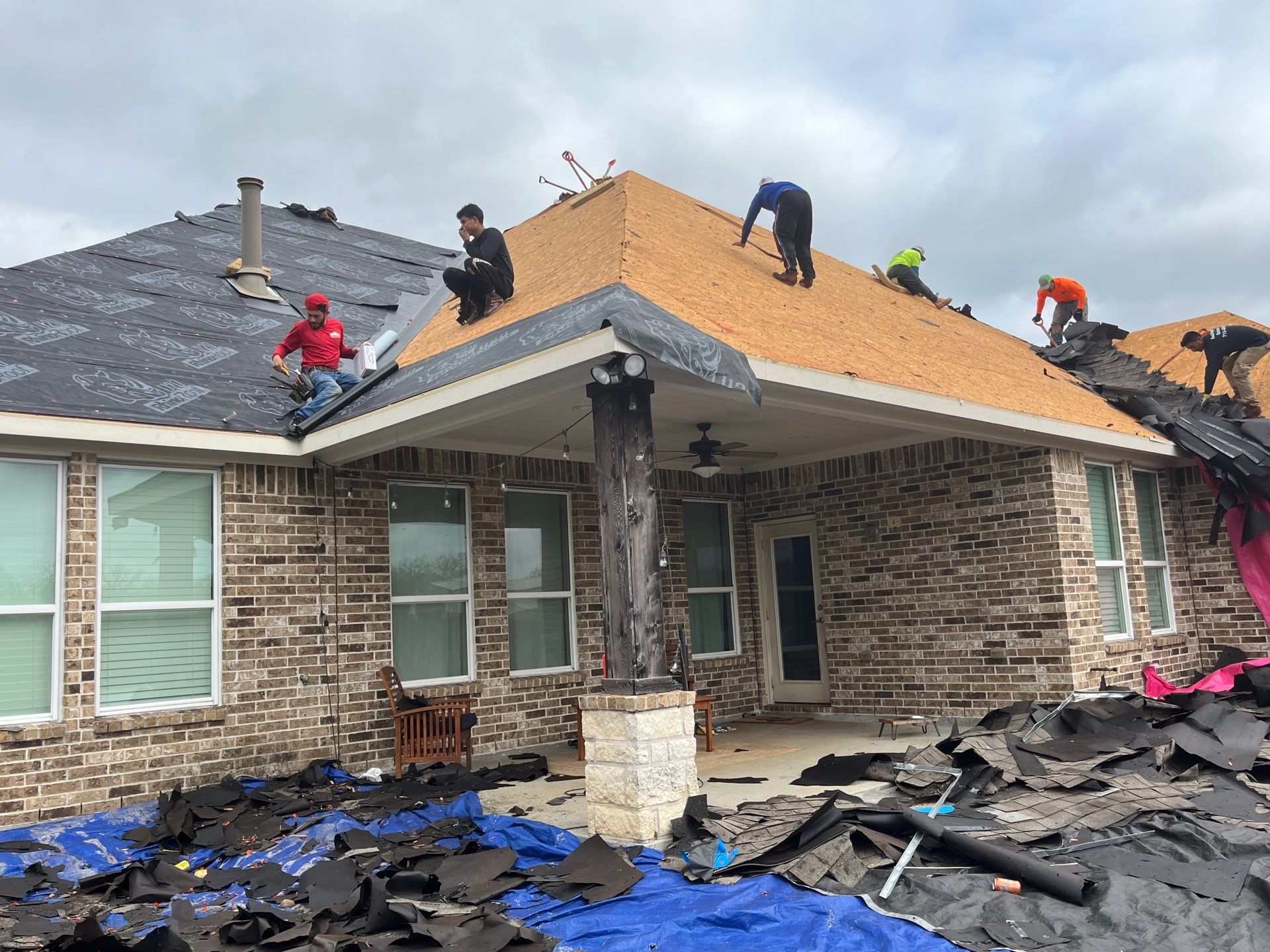 Hail Damage using Owen's Corning Duration (Lifetime) Shingles by Roof Repair Services LLC