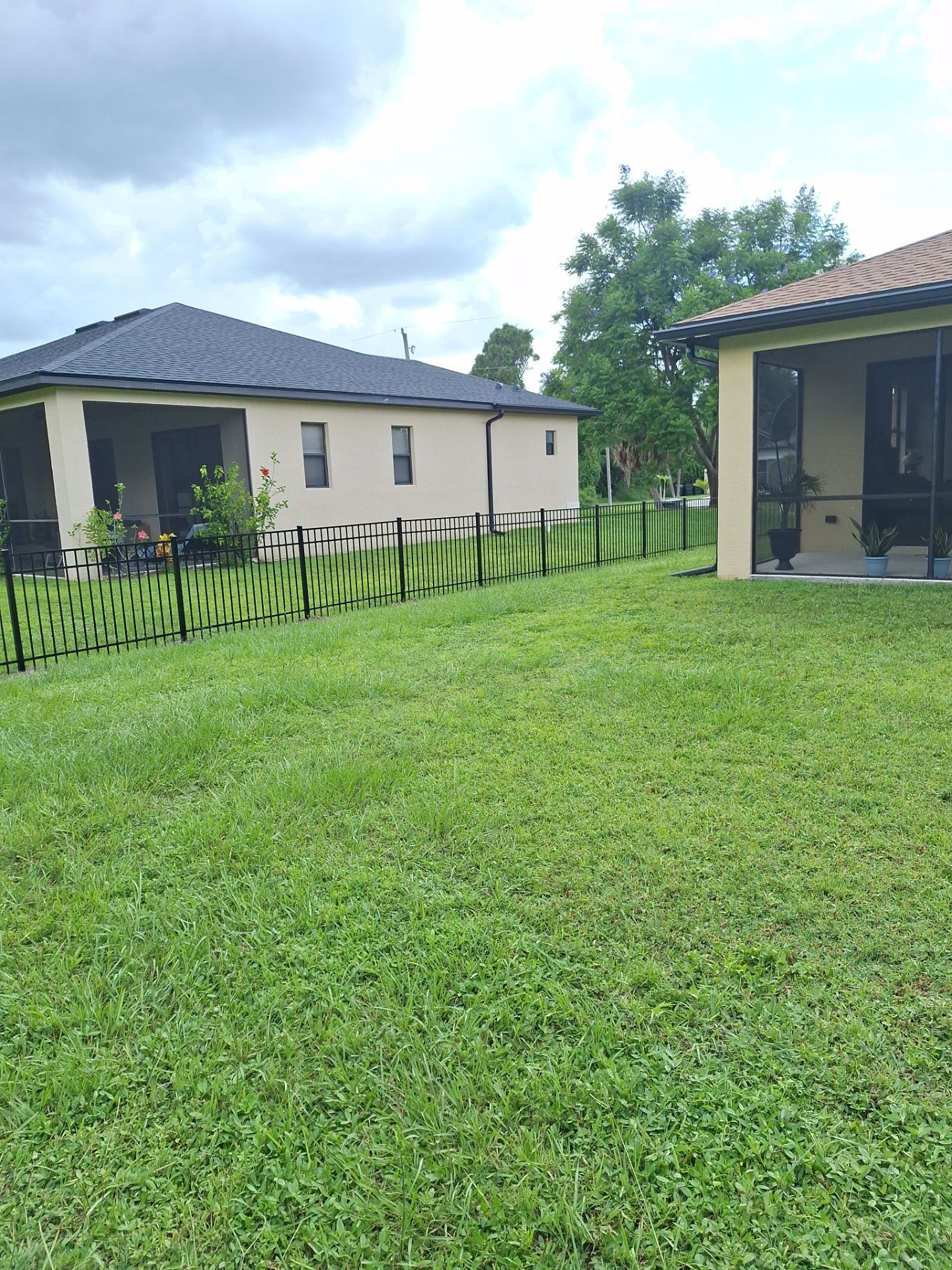 Aluminum Fence Installation using 3 Rail Aluminum Fence by Asap fence and gates, LLC