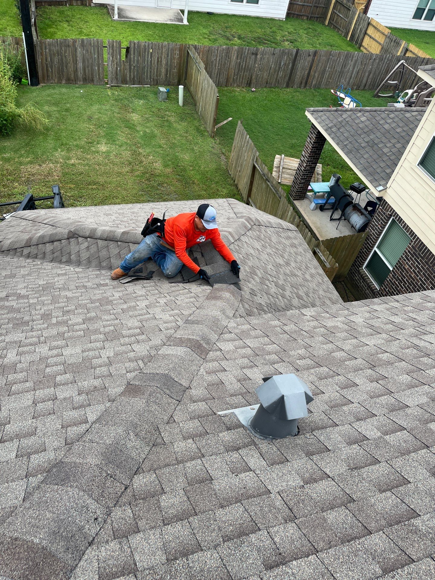 Residential Roofing Repair using Owen's Corning Duration (Lifetime) Shingles by Roof Repair Company