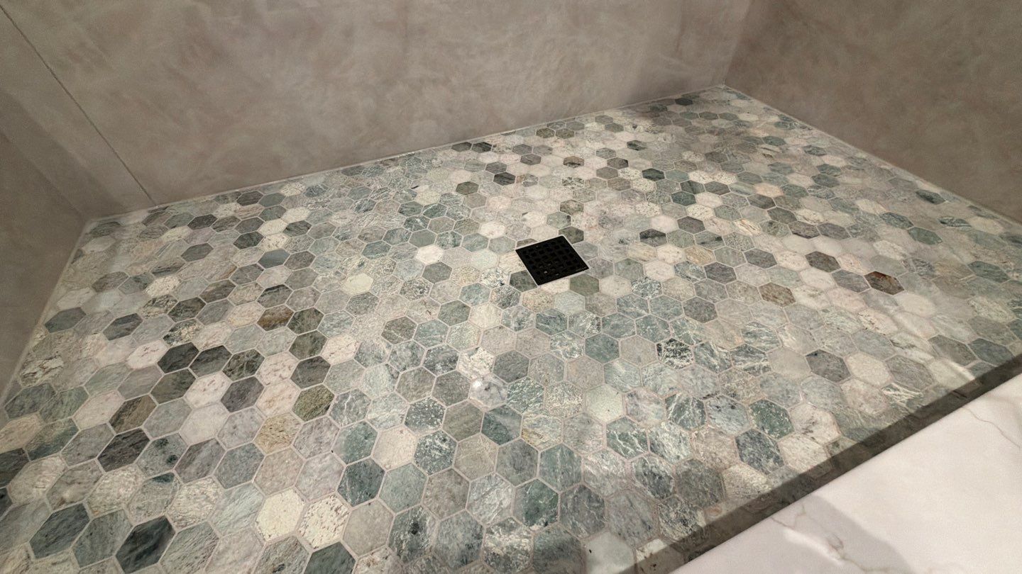 Inwood Master Bathroom Remodel | Modern Walk-In Shower & Custom Vanity Design by Legacy Bath and Kitchen