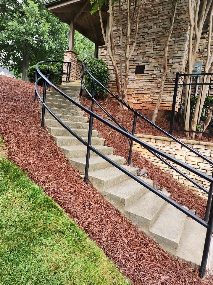 concrete Clean using cleaner by G&H Home Tech Pros LLC