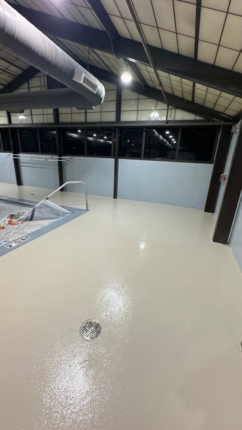 Hotel Pool Deck Project in Mason by Floors in a Day, Inc