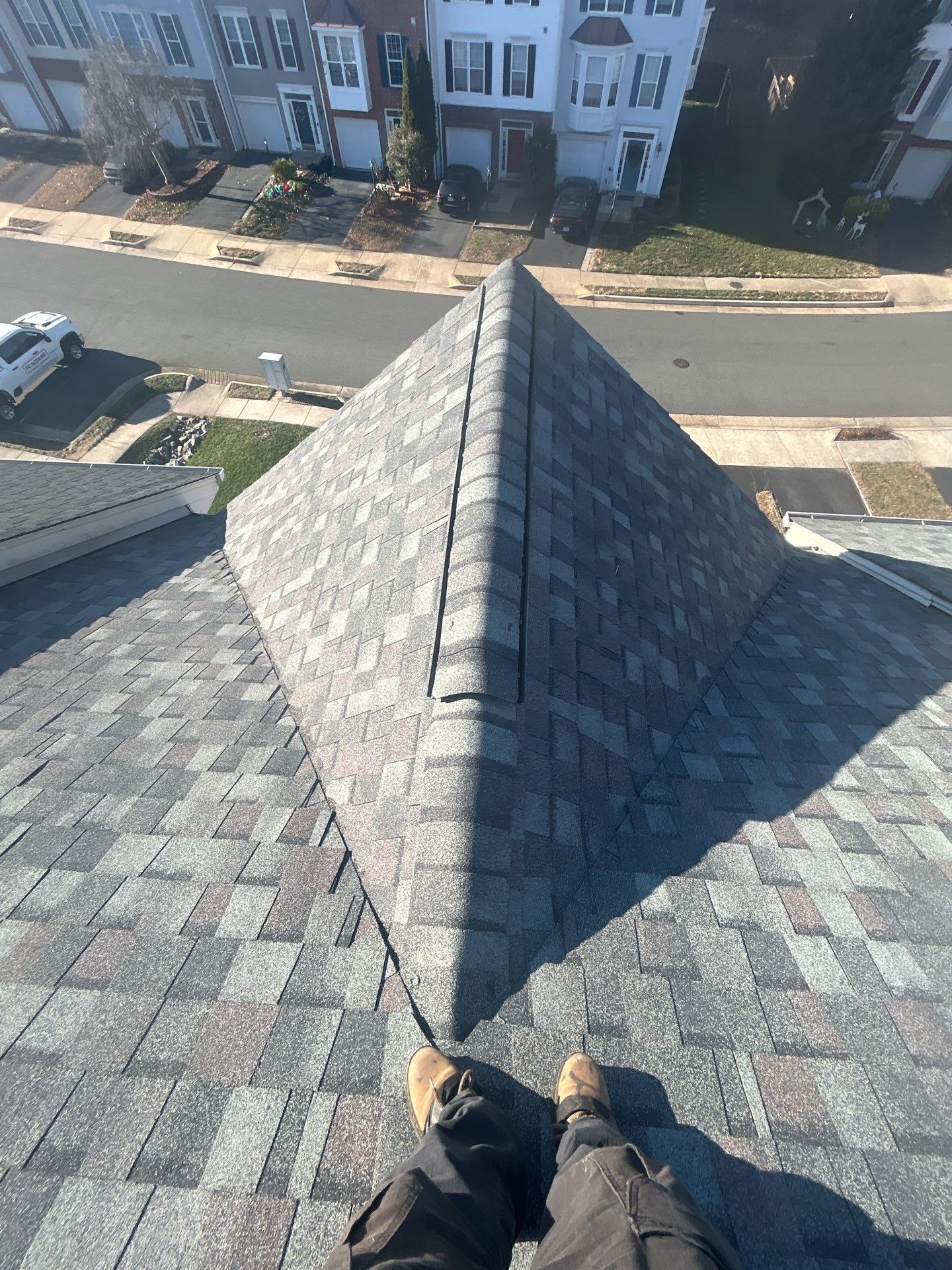 Bristow: Residential Roof Replacement with CertainTeed Landmark Pro in Max Def Colonial Slate by RM Banning, Inc.