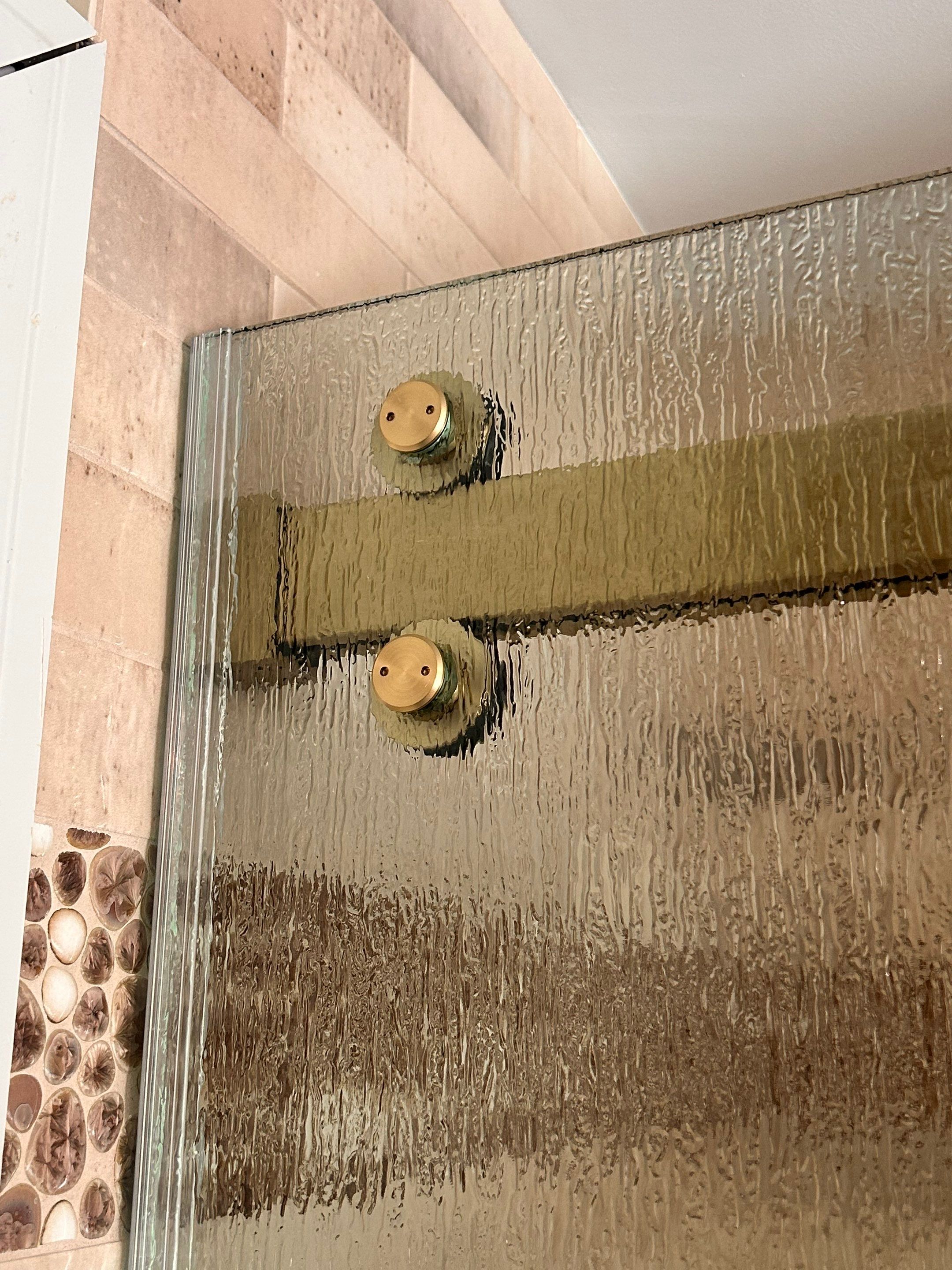 Frameless Sliding Shower Doors by Cheshire Glass Company