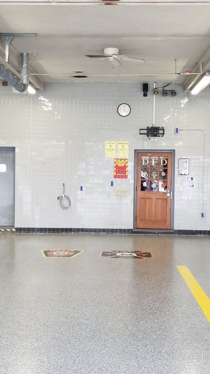 Dover Firehouse with their new Smoke Floor! by Spectrum Painting, LLC