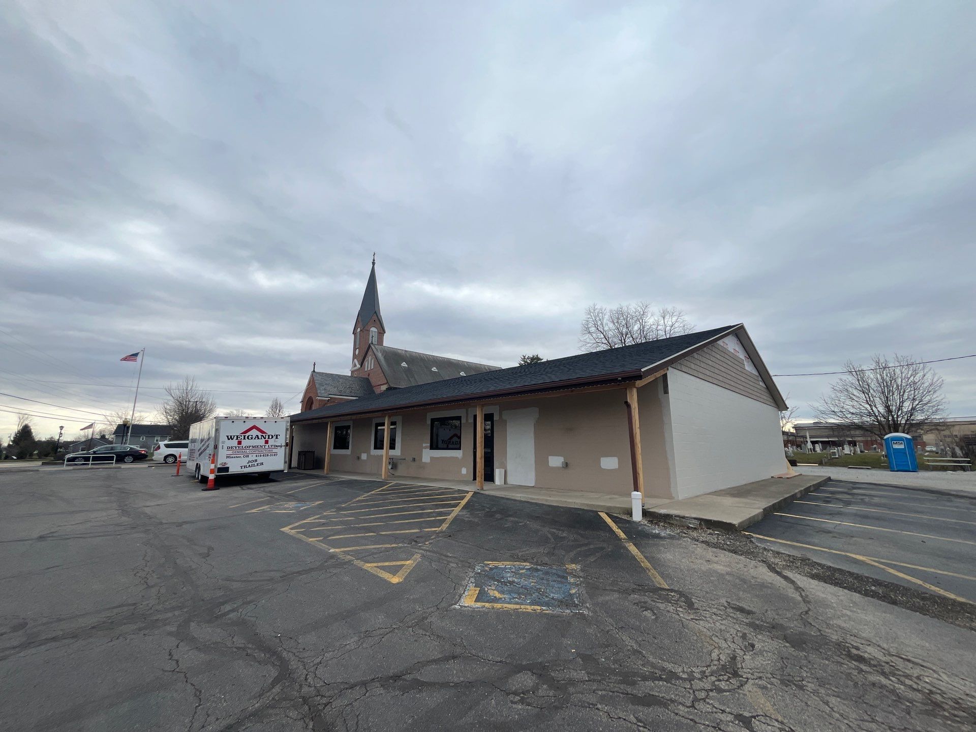Commercial Roofing Installation using GAF Timberline HDZ Slate by Nitro Roofing and Construction