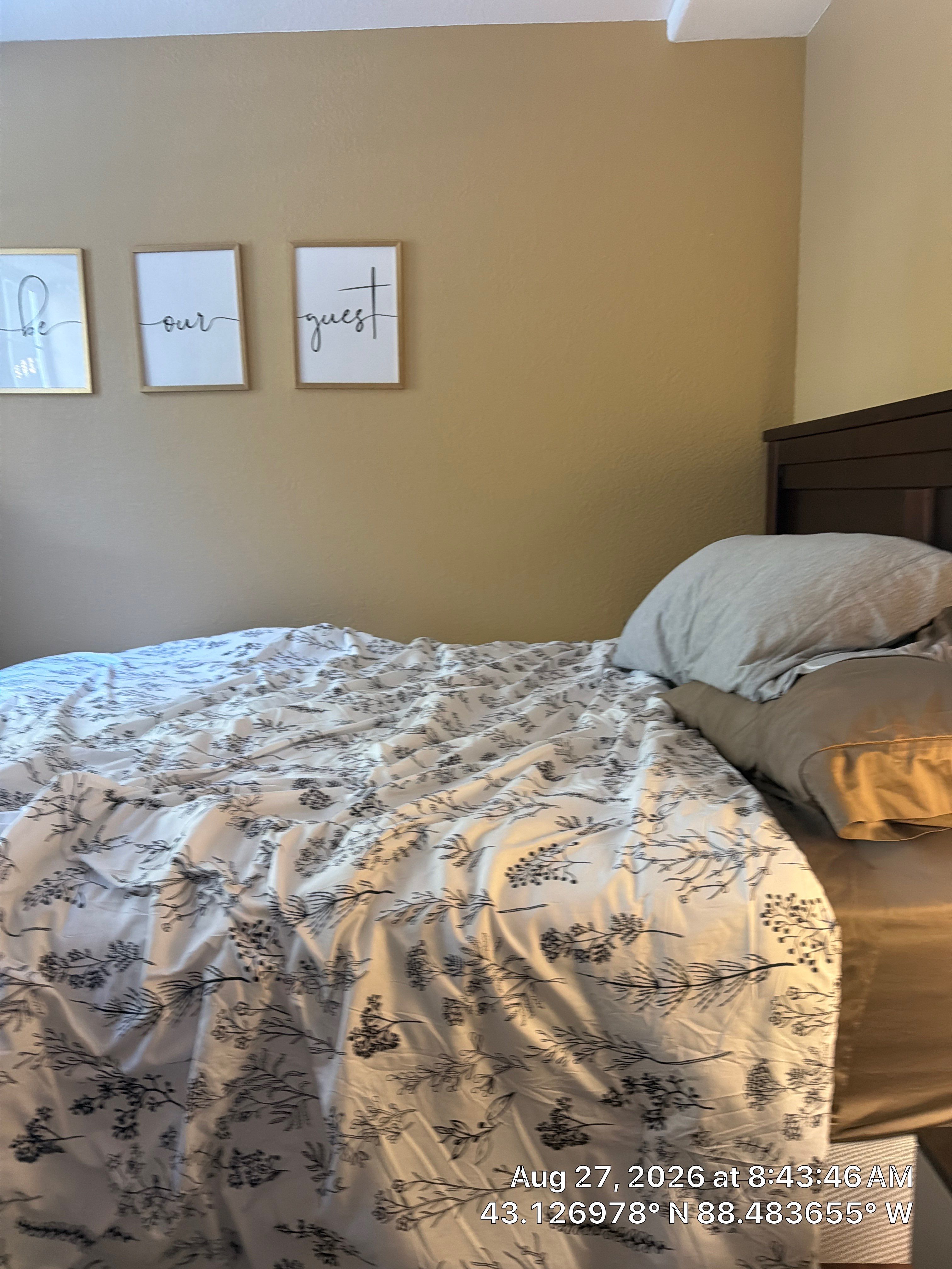 Functional Basement Renovation Featuring Guest Bedroom and Home Office by CompanyCam Sales Demo