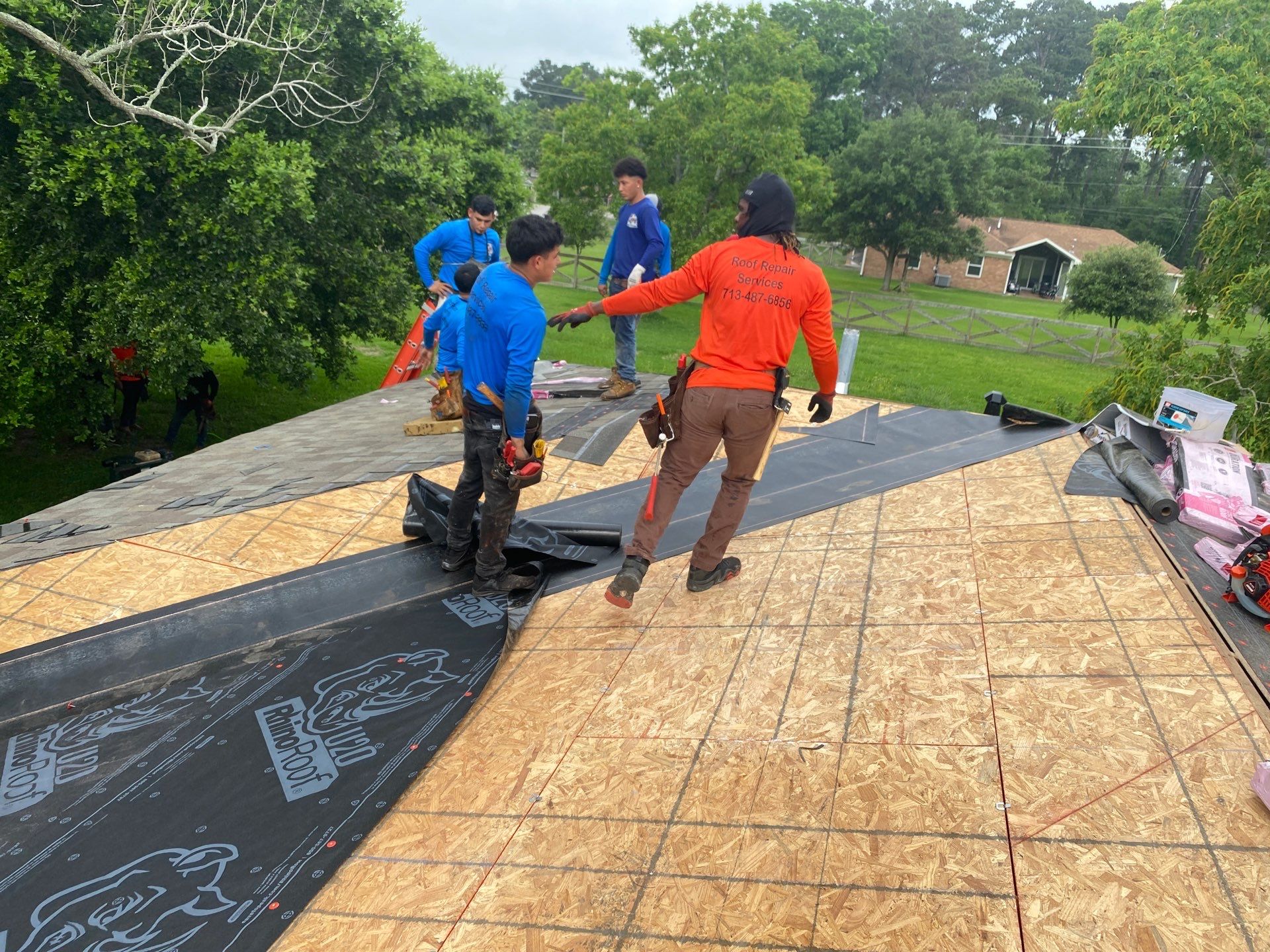 Residential Roofing Installation using Owen's Corning Duration (Lifetime) Shingles by Roof Repair Company