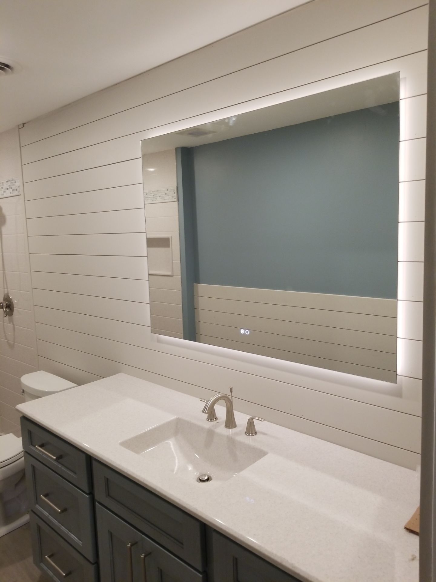 Diane's Basement Bath Remodel by Kitchen Works LLC