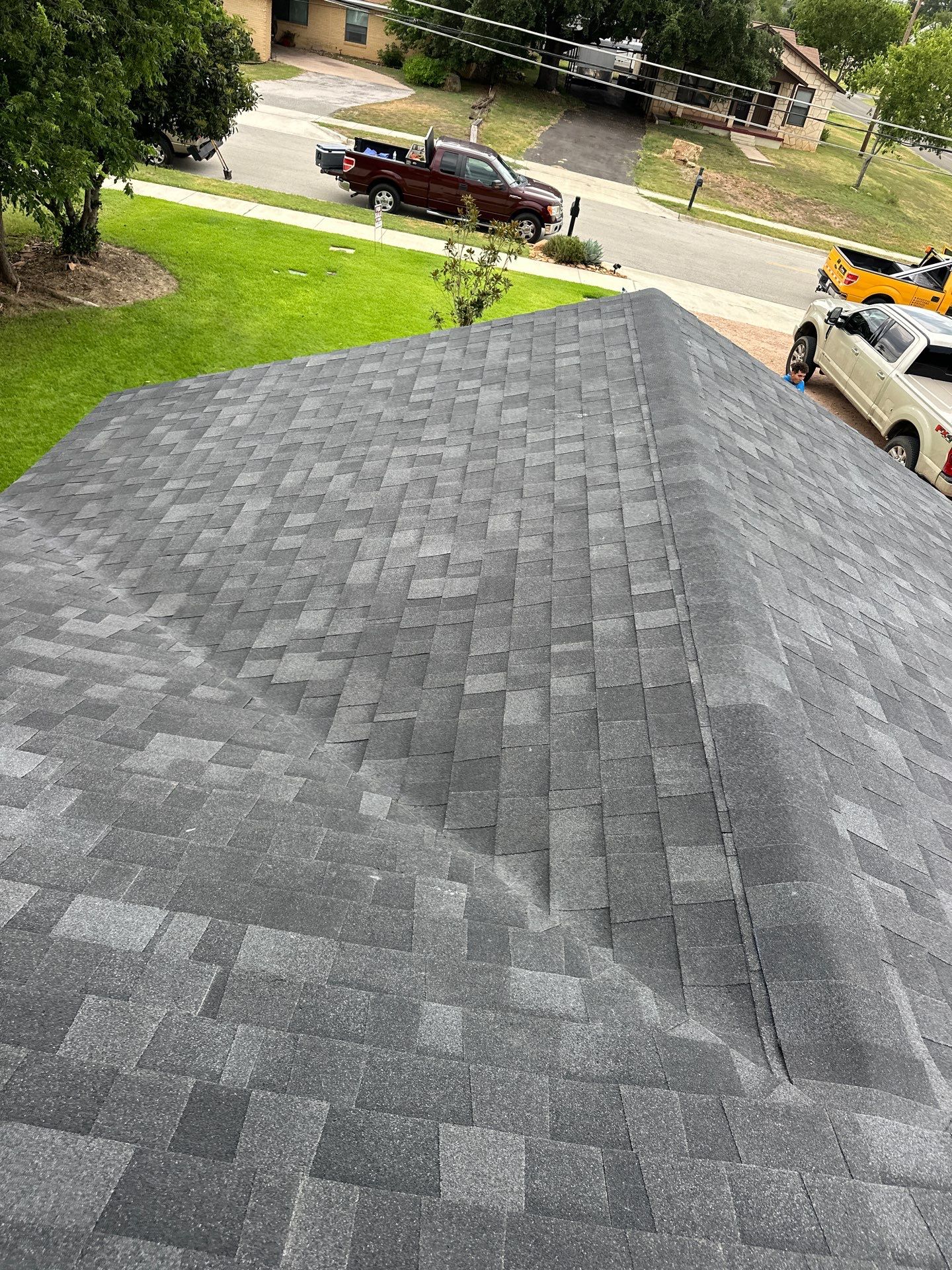 Residential Roofing Installation using Owens Corning Oakridge Onyx Black by DeZign Roofing & Exteriors