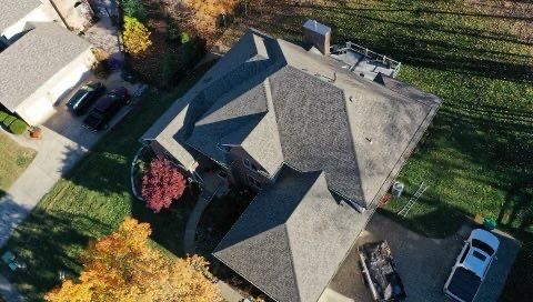 Residential Roofing Installation using Driftwood Durations by WIW Enterprises Inc