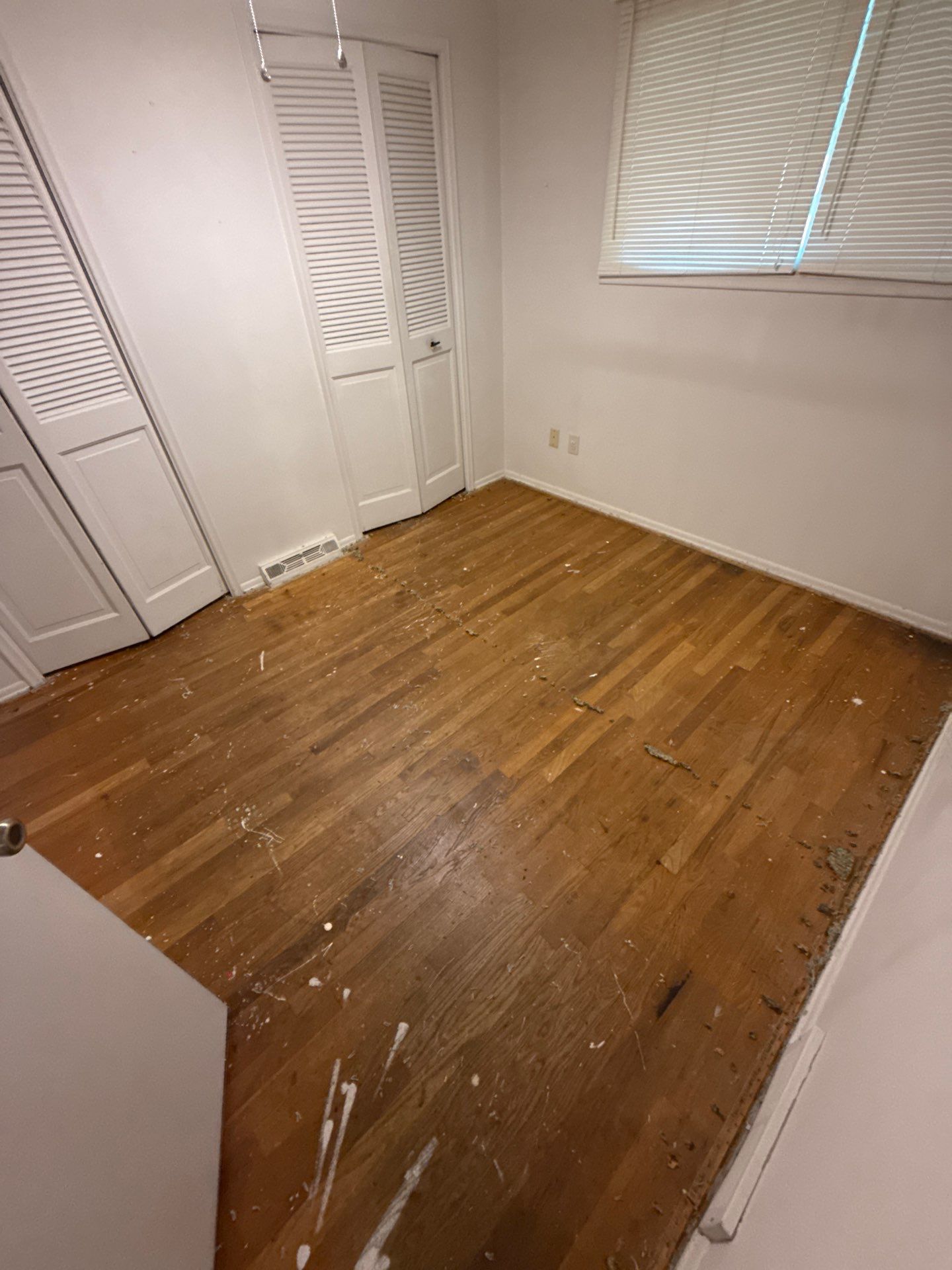 Ypsilanti red oak restoration  by Ann Arbor Hardwoods 