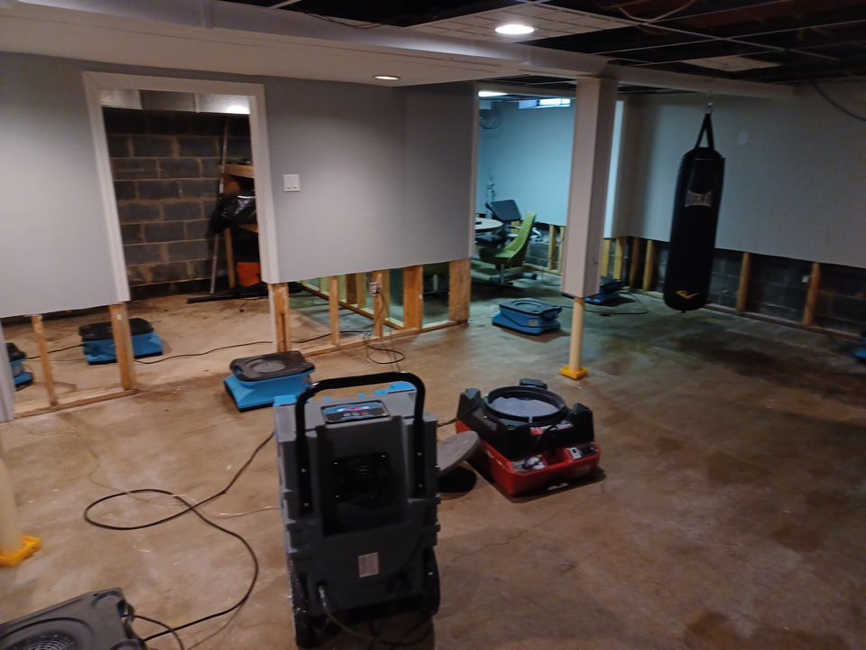 Project in West Bloomfield Township by EzDry Water Mitigation & Property Restoration