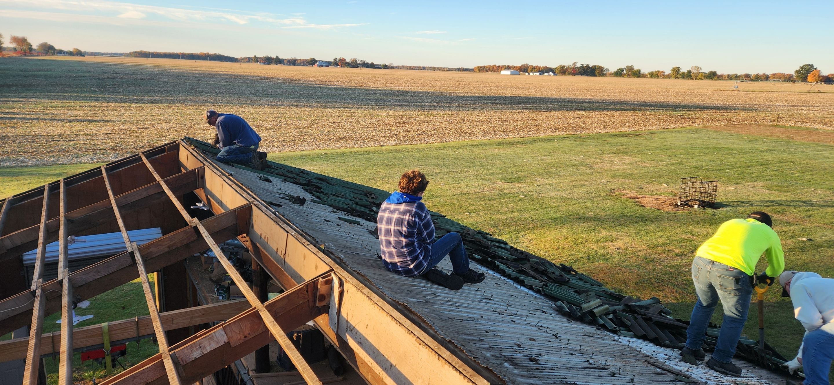 Project in Howe by Cornerstone Builds LLC 