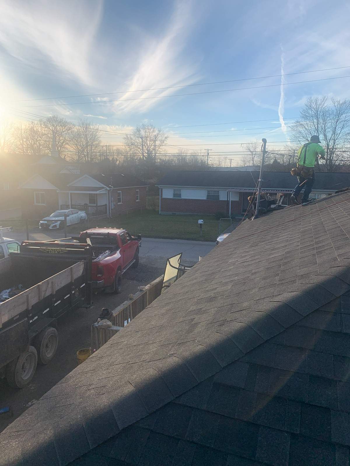 Residential Roofing Installation using Performance Shingles by Mr. Roofer