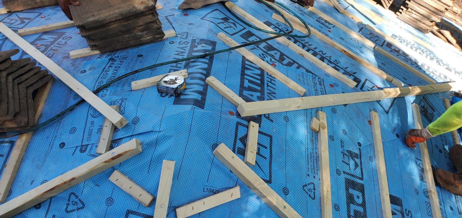 Sandstone Beige Concrete Tile by Reimagine Roofing