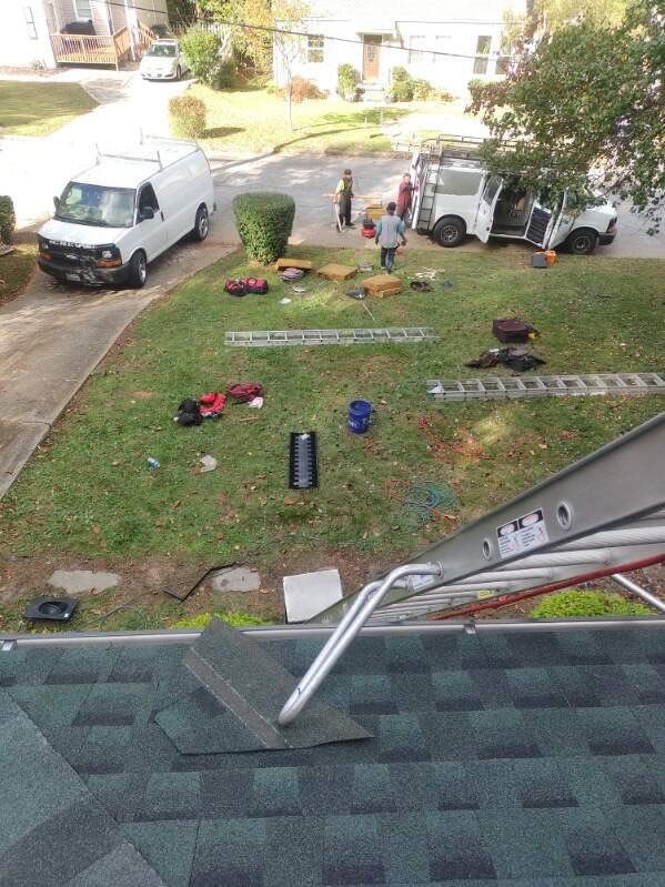 Residential Storm Damage Roof Repair by Mosaic Roofing Company