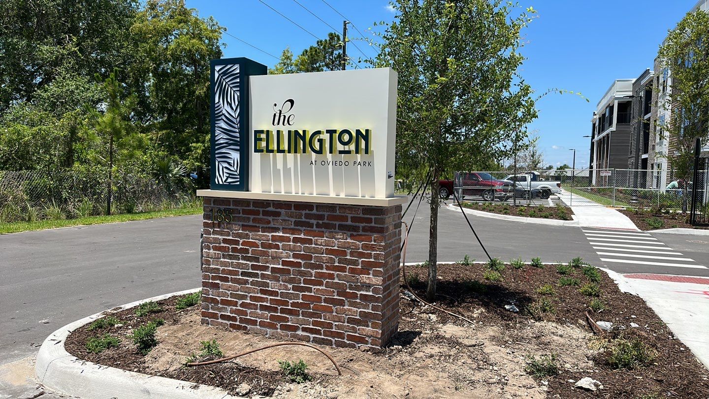 Monument Sign for Ellington by SignCrafters