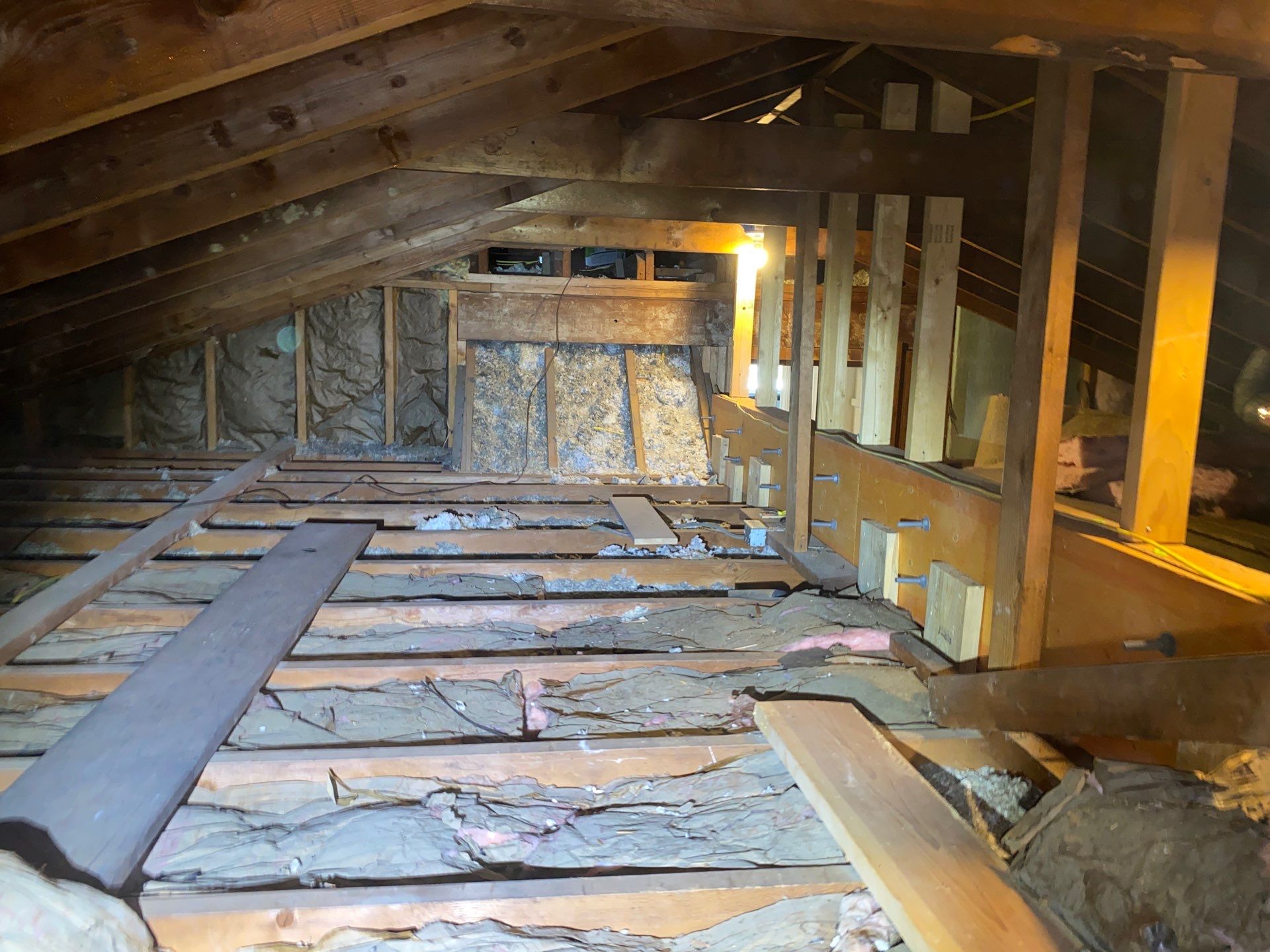 Attic sanitation and insulation upgrade in Moon Township, PA 15108 by Home Environment Solutions