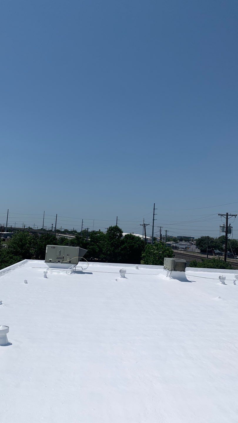 Foam & Metal Roof Restoration – Thermo Sensors (Garland, TX) by All Star Roofing LLC