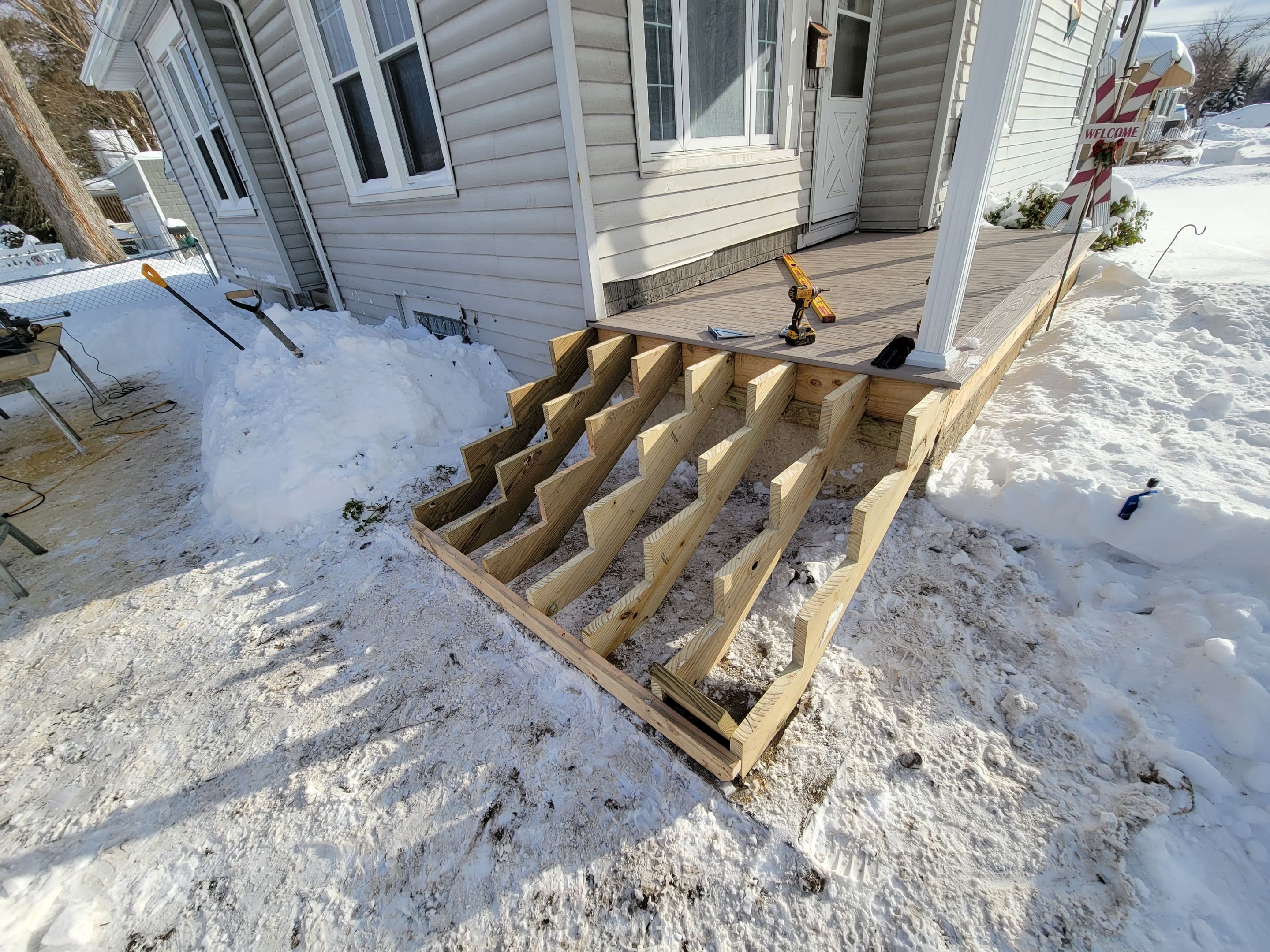 Porch and Entry Door by Ivy Lea Construction