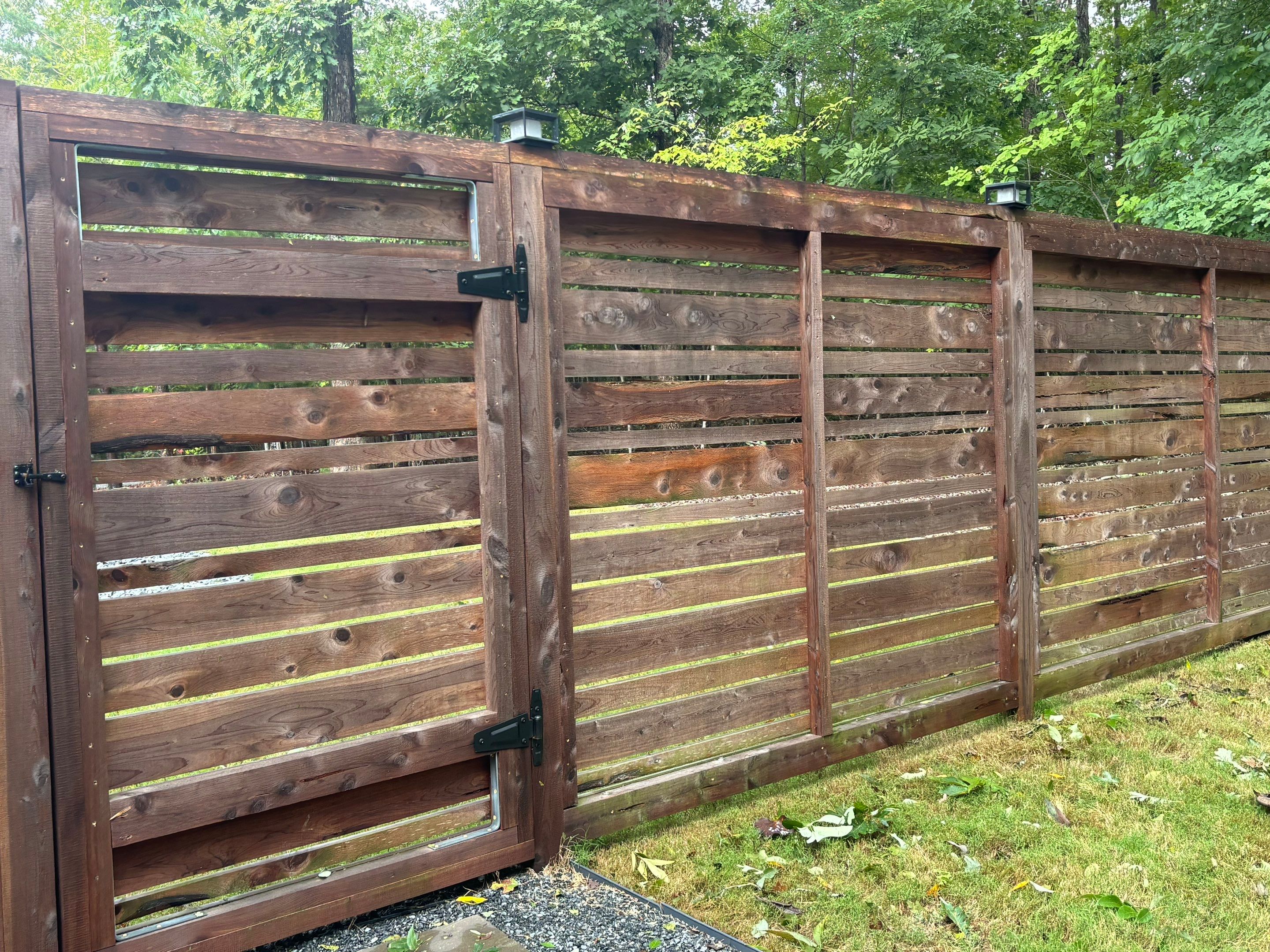Fence and Deck using Wood Sealant and Stain by DuraSeal