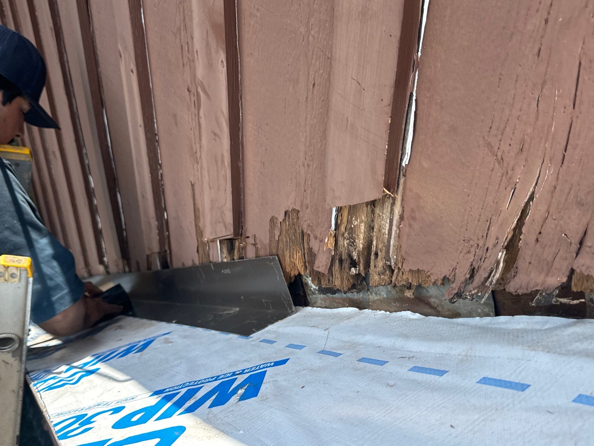 Counter Flashing Install by Associates Roofing Unlimited 