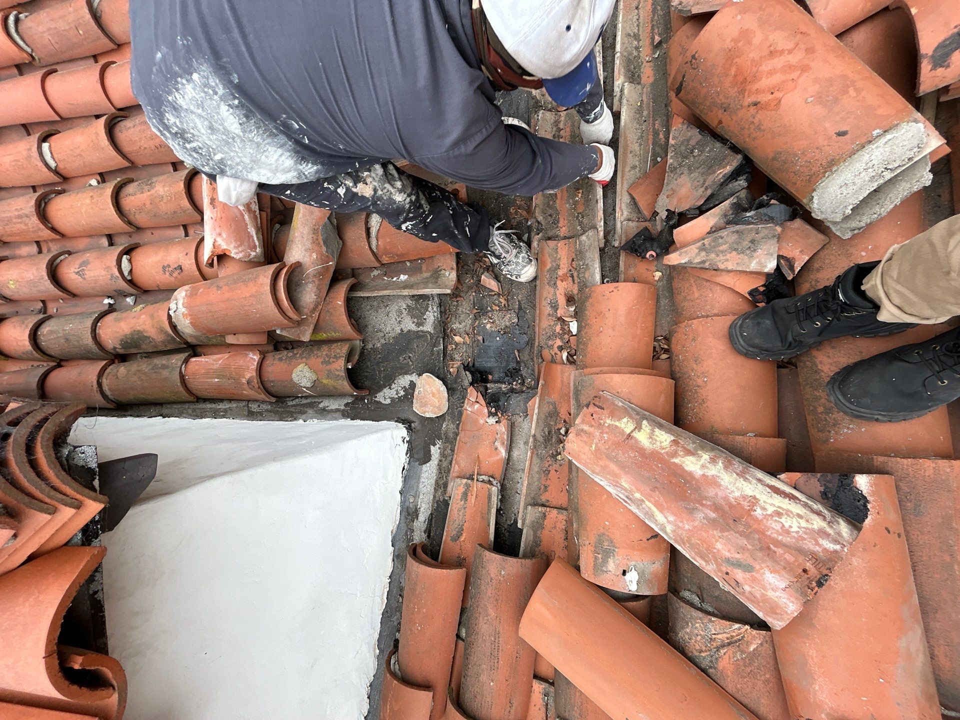 Tile Reset & Silicone Coating using American Standard Coatings Silicone-S by Hull Brothers Roofing