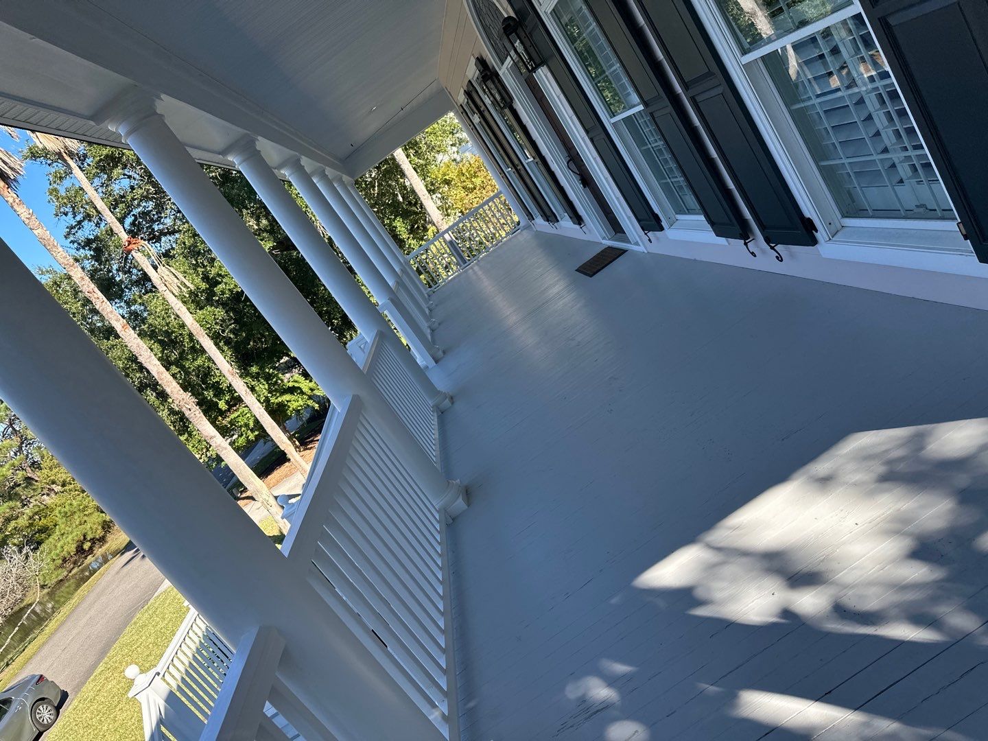 Painted Deck using AcryFin by DuraSeal