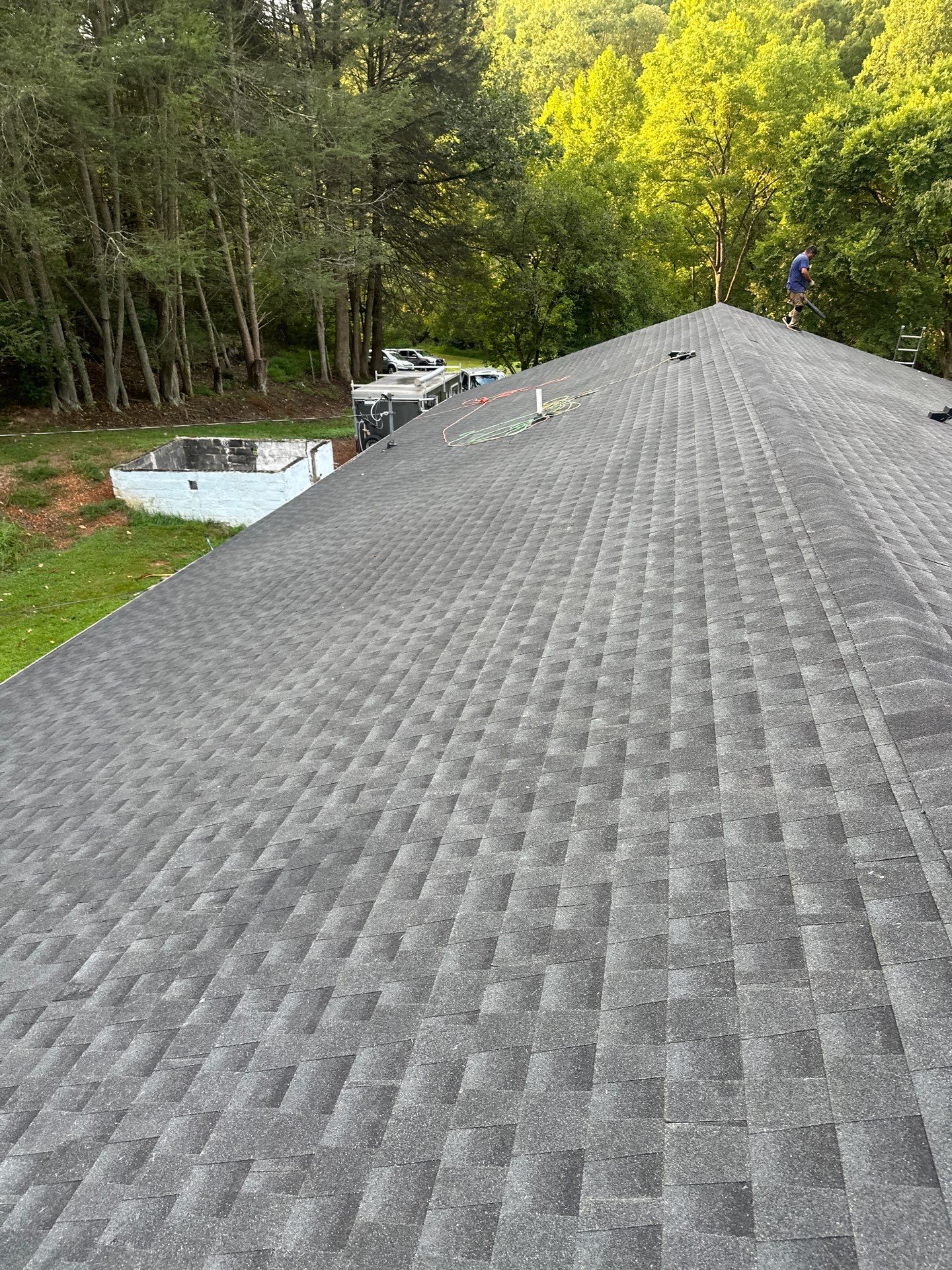 Residential Roofing Installation using GAF Timberline HDZ by Rainstoppers Roofing