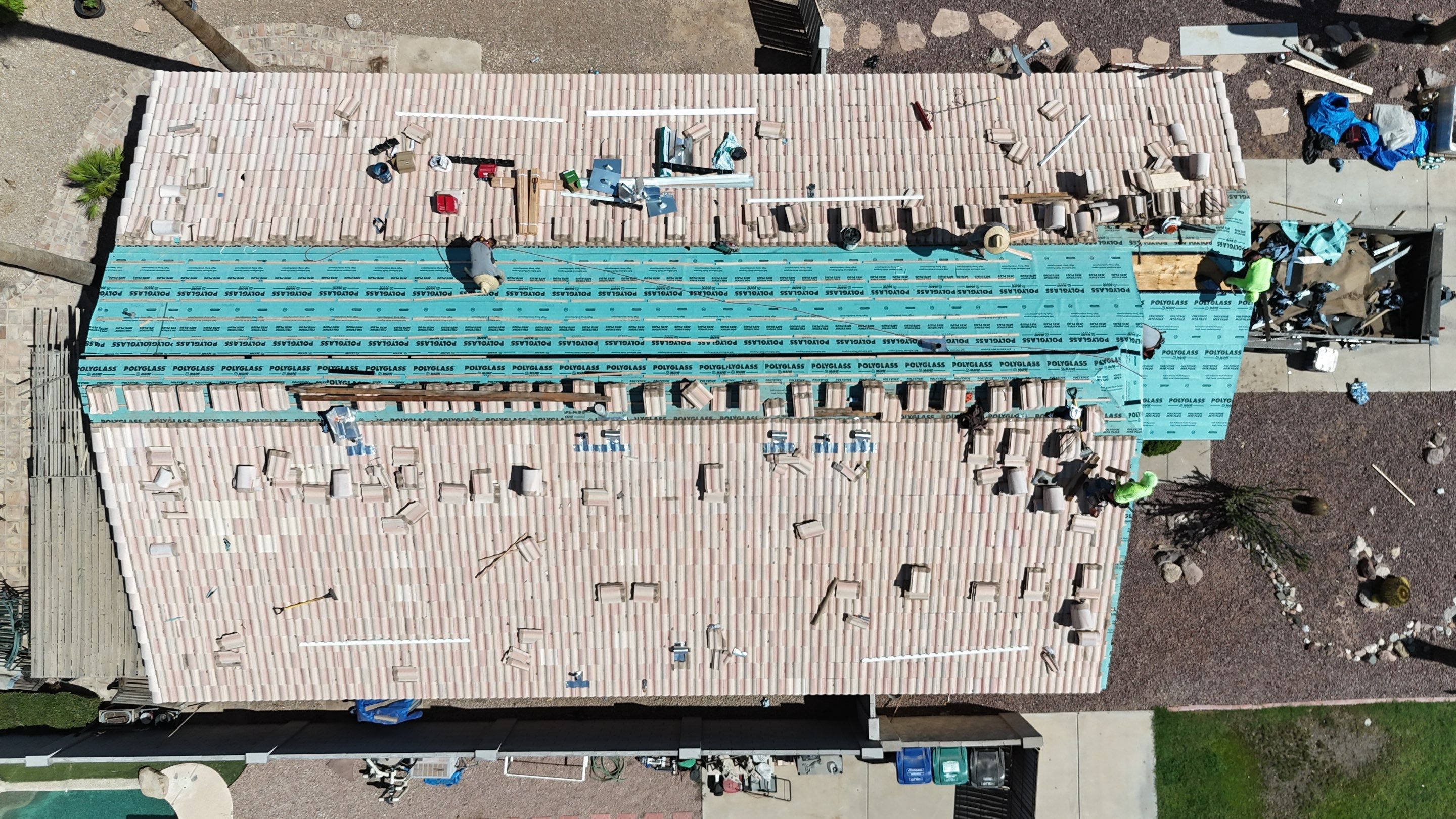 Project in Mesa, AZ by Saint Roofing