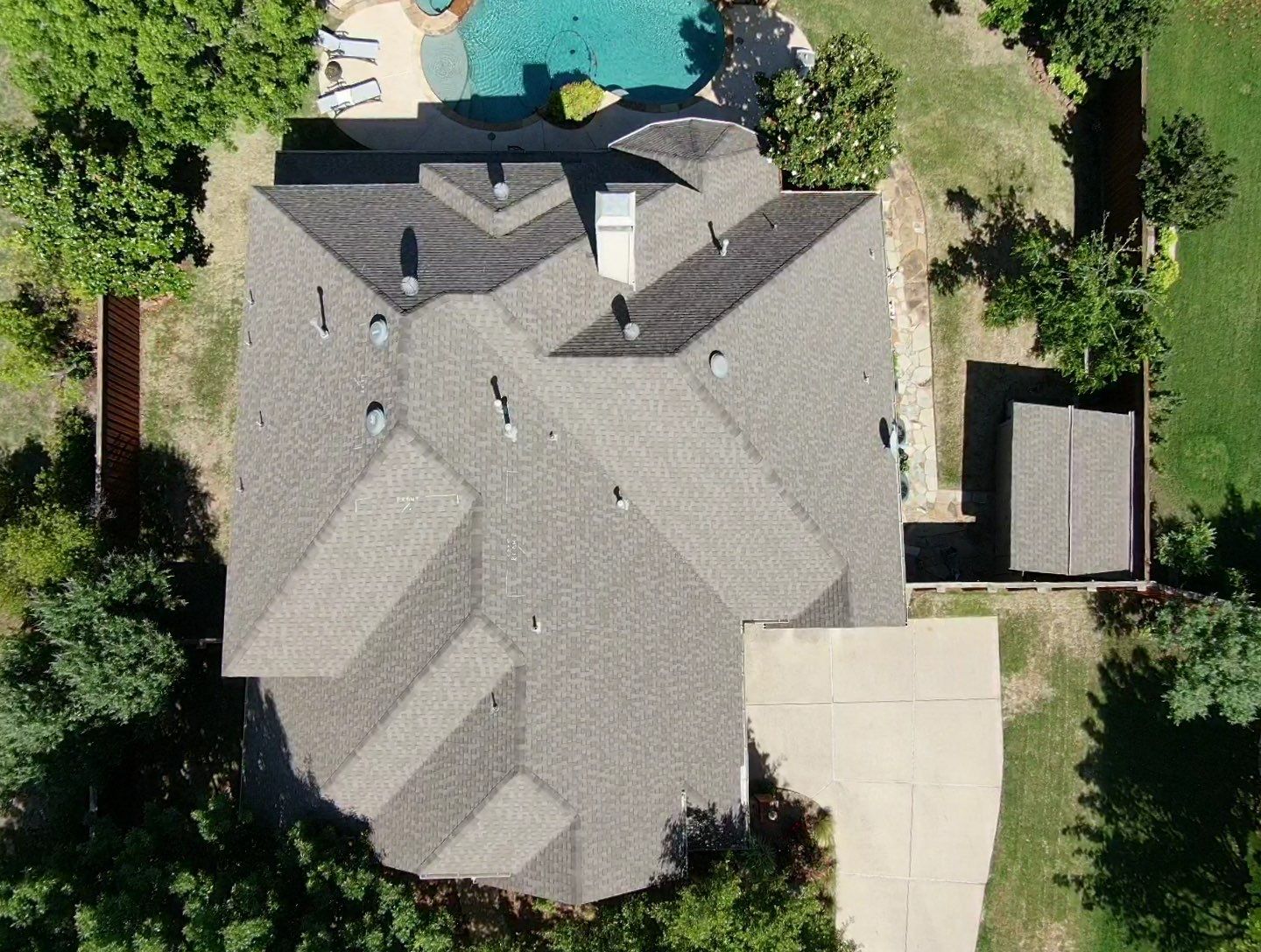 Residential Roof Repair using IKO Dynasty Class 3 Impact Resistant Shingles by Becker Roofing and Exteriors