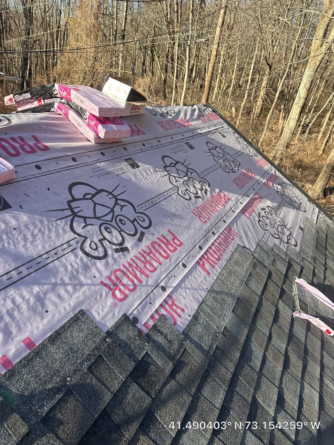 Residential Roofing Installation using Owens Corning TruDefinition - Williamsburg Gray by A Plus Exterior