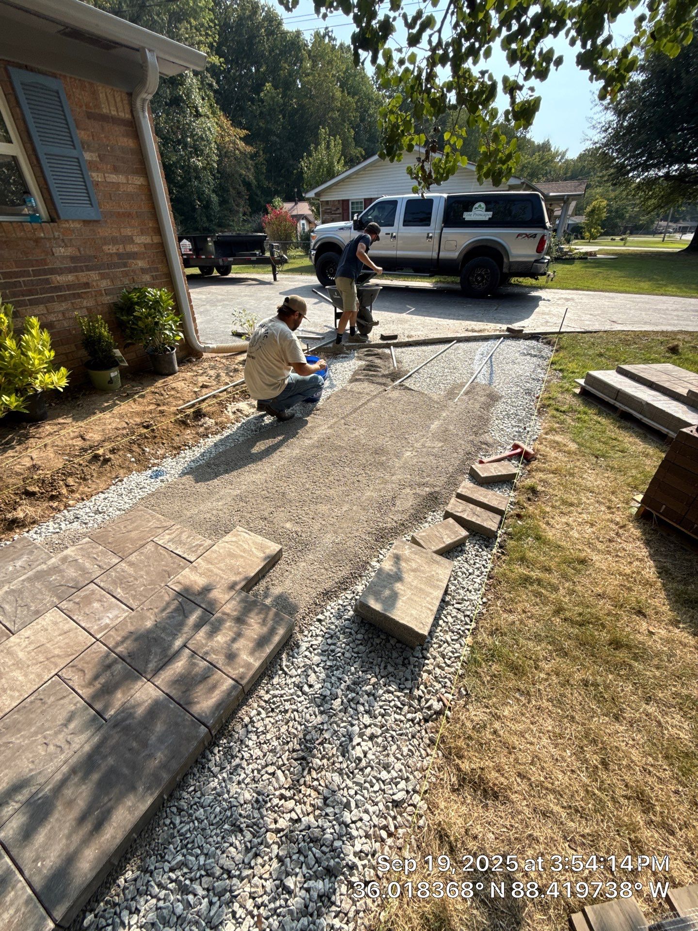 Front Entry Enhancements and a Back Deck Upgrade by Elite Proscapes LLC