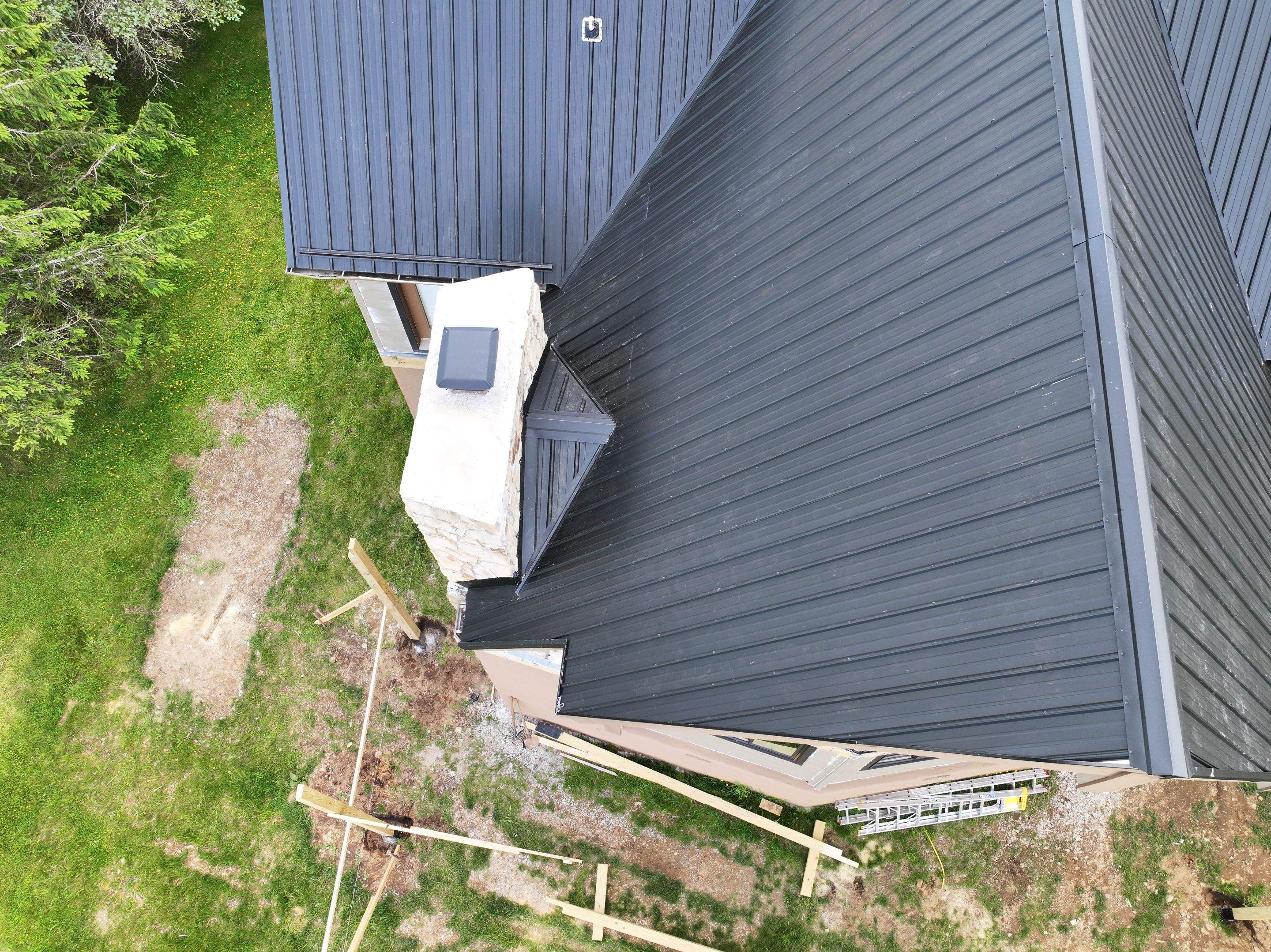 Textured Black AG Panel by Omnia Roofing