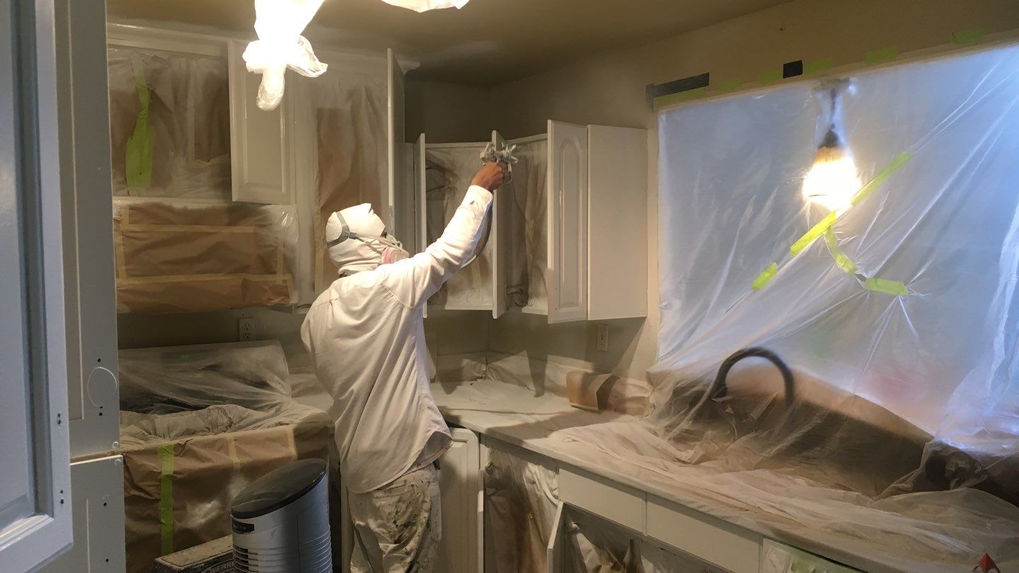 From Dull to Dazzling: A Kitchen Cabinet Painting Marvel by 360 Painting Central Texas