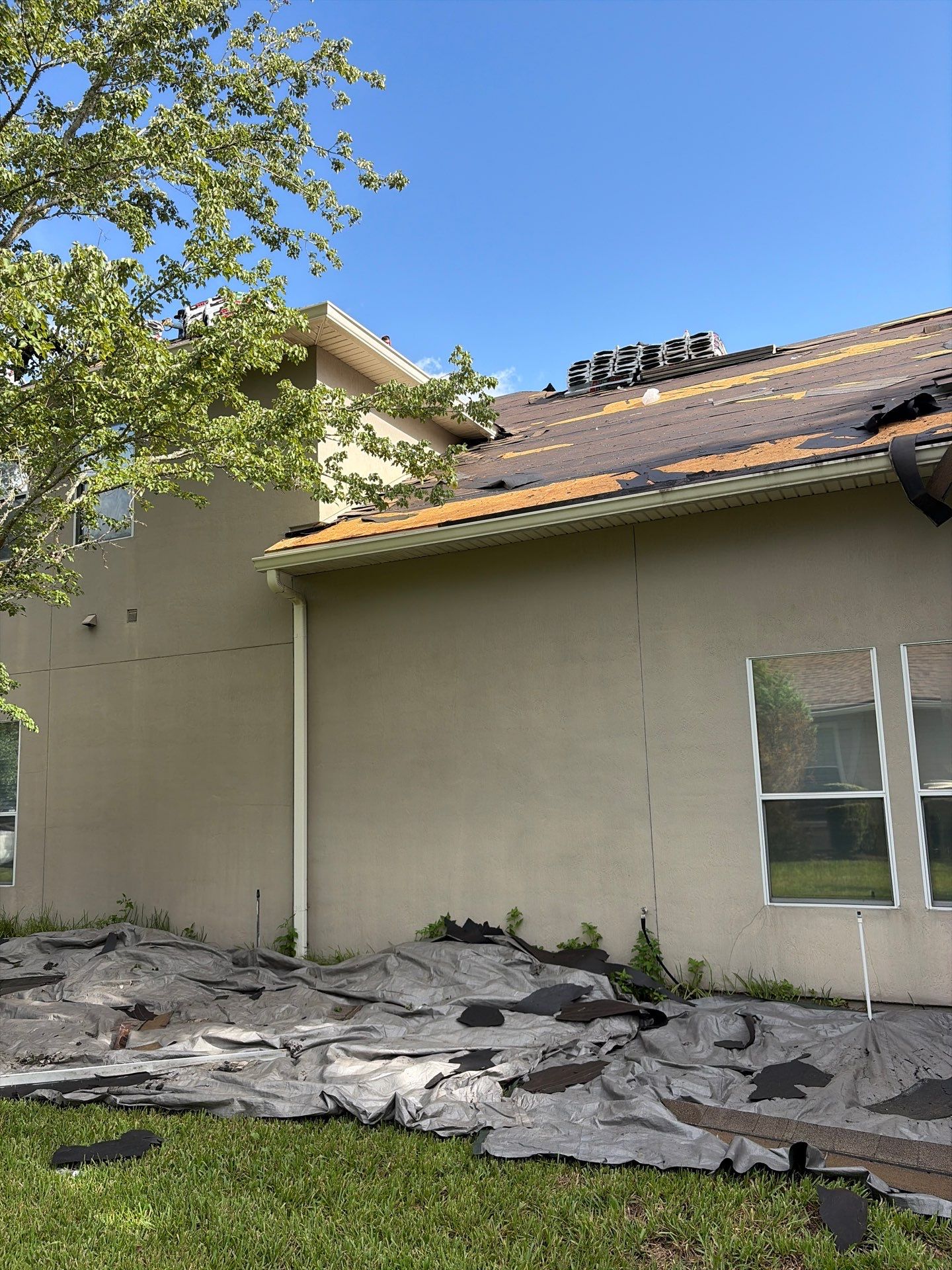 Architectural Shingle Roof Replacement and Skylight Integration in Jacksonville by Miller Roofing Solutions LLC.