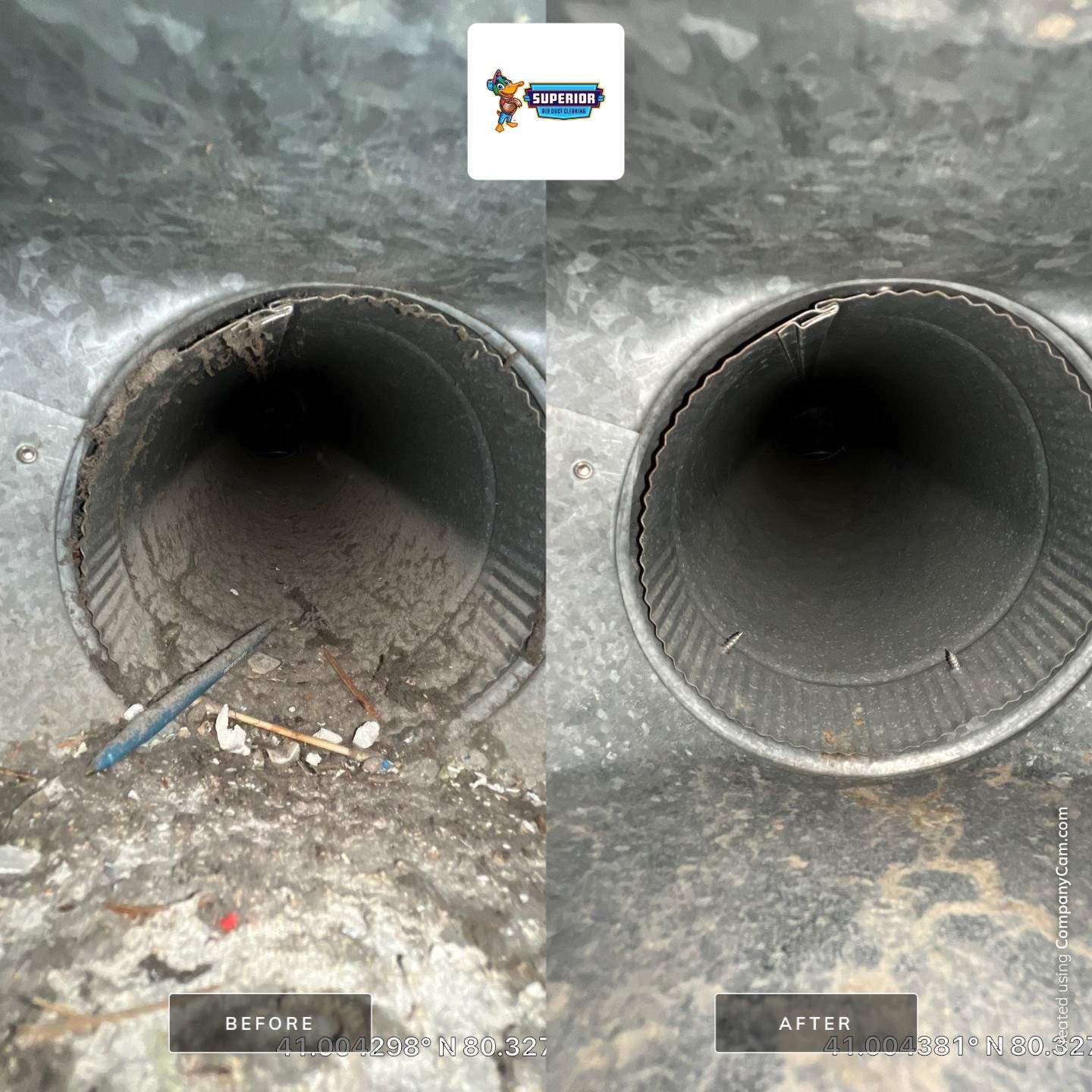 Air Duct Cleaning With a Vacuum Truck in New Castle, PA by Superior Air Duct Cleaning