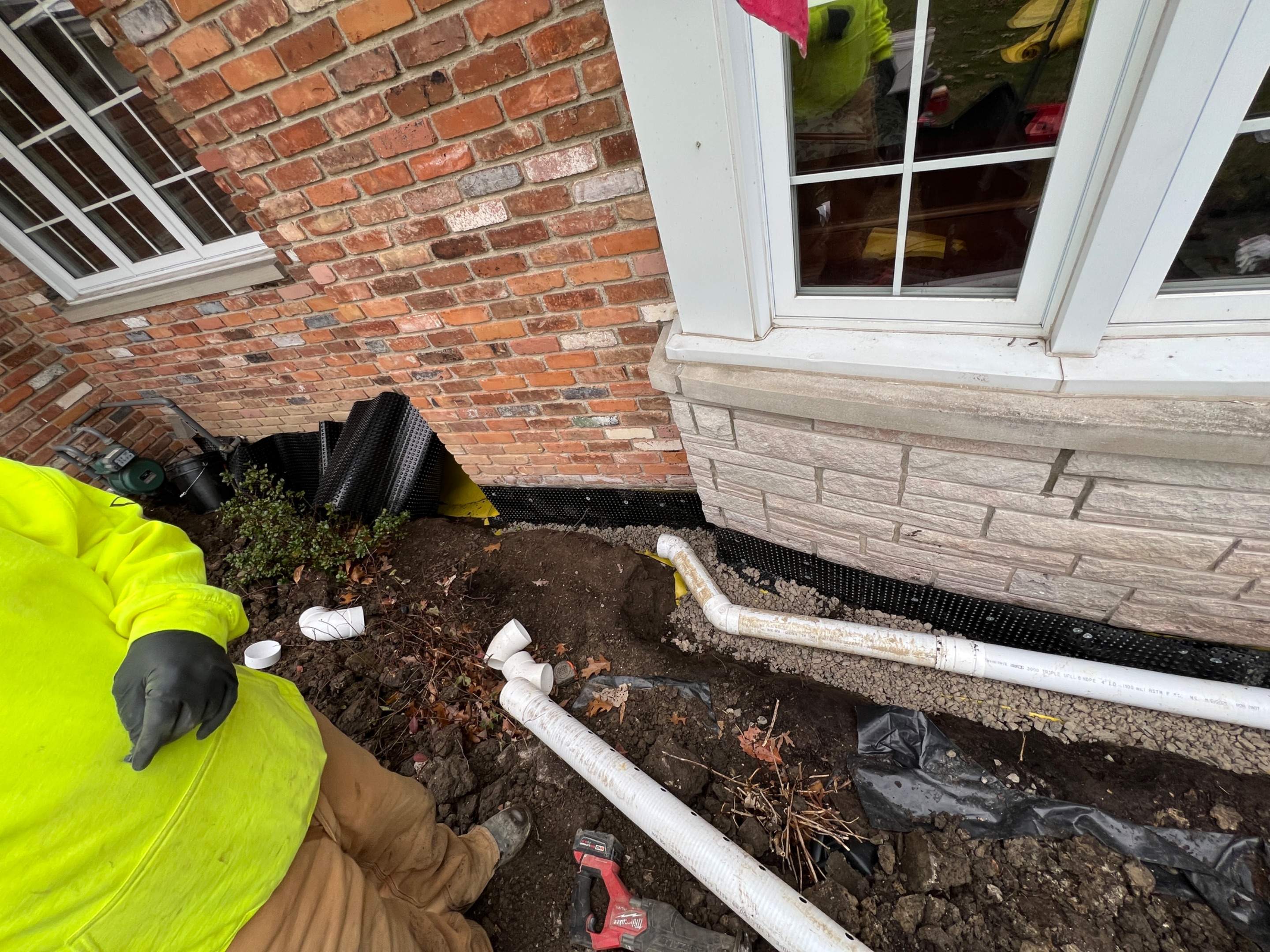 Wall Reinforcement and Shallow Tile System by Toledo Basement Repair