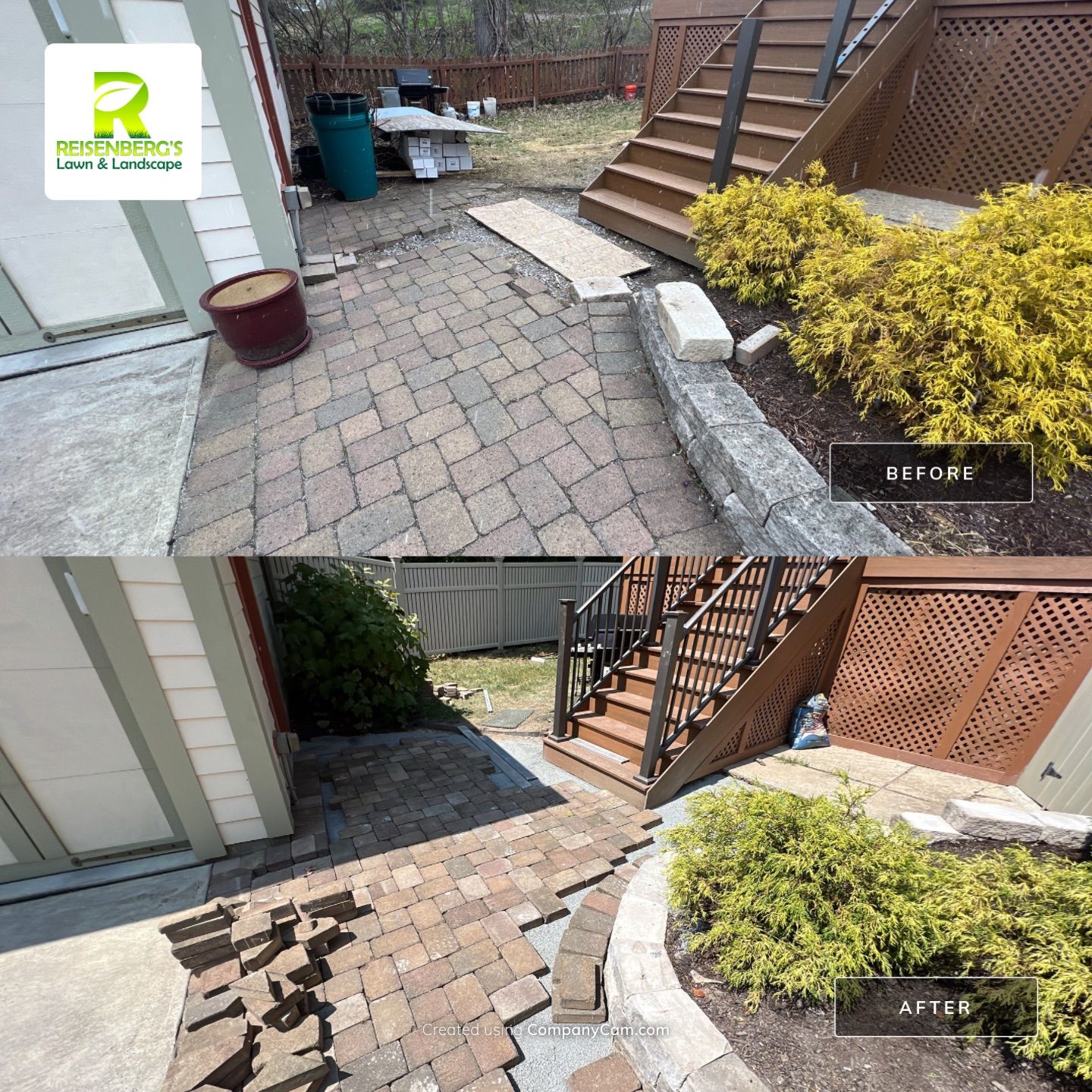 Paver Patio & Dry Stack Wall Expansion by Reisenberg’s Lawn & Landscape, LLC