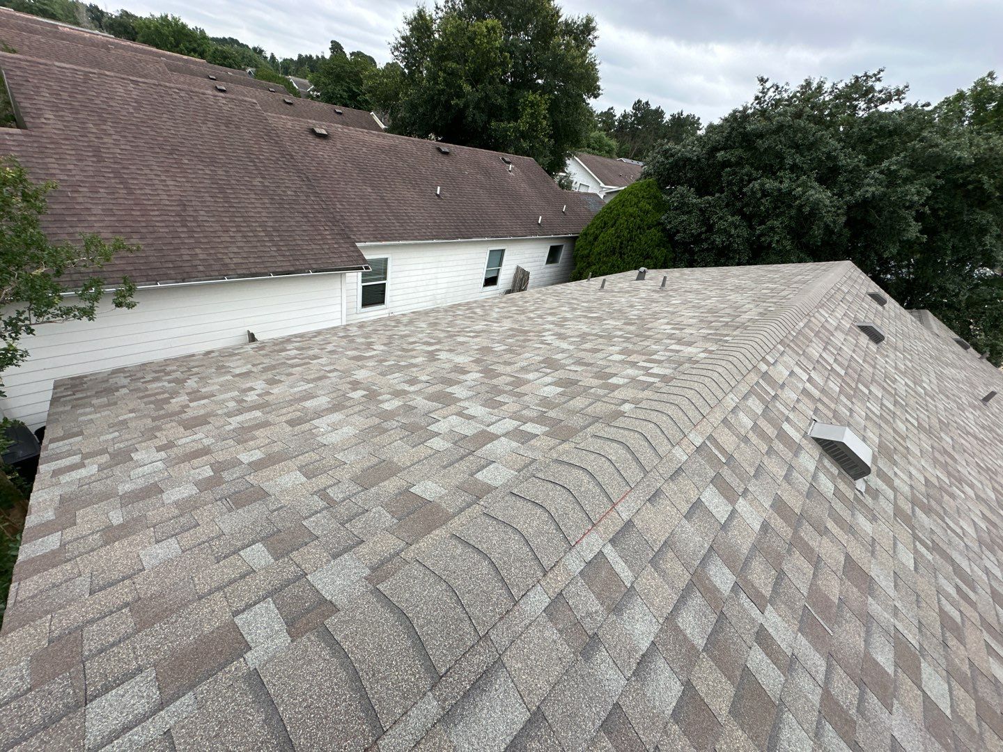 Residential Roofing Installation using Owen's Corning Duration (Lifetime) Shingles by Roof Repair Company