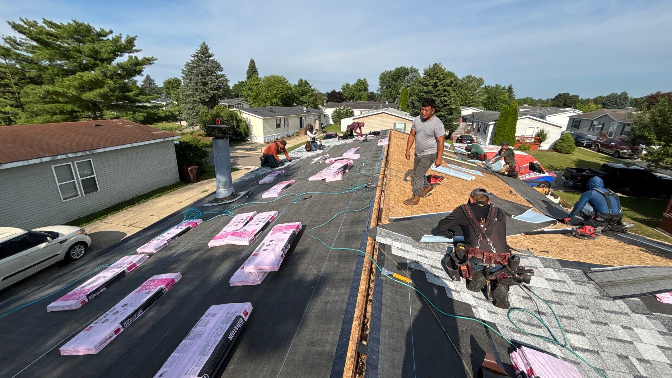 Roof Replacement using Owens Corning Sierra Gray by 180 Contractors